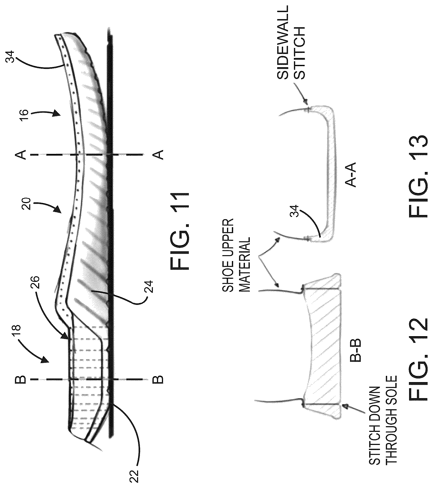 Patent US12096820 Figure 7 – Footwear and method
