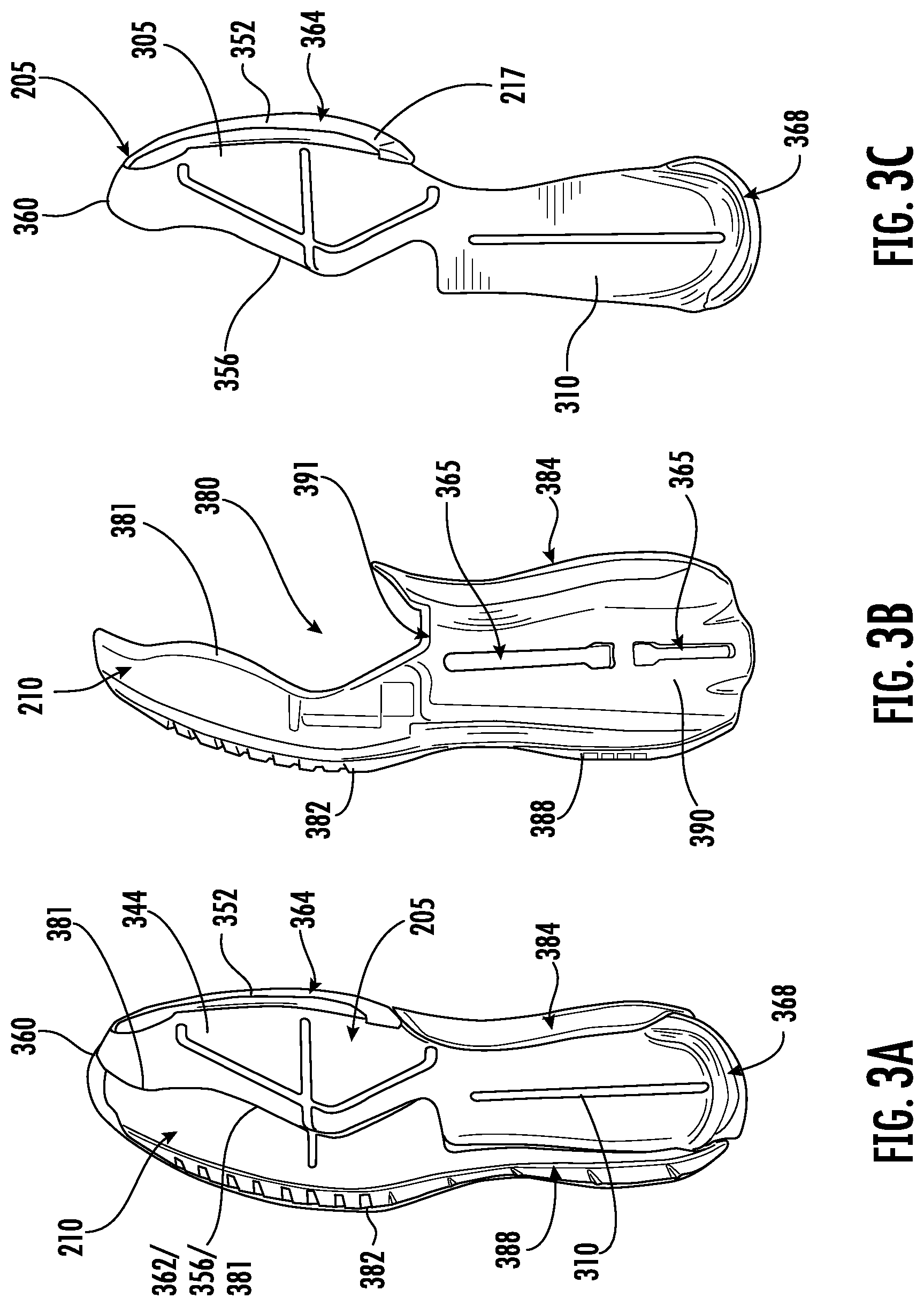Patent US12096823 Figure 4 – Article of footwear