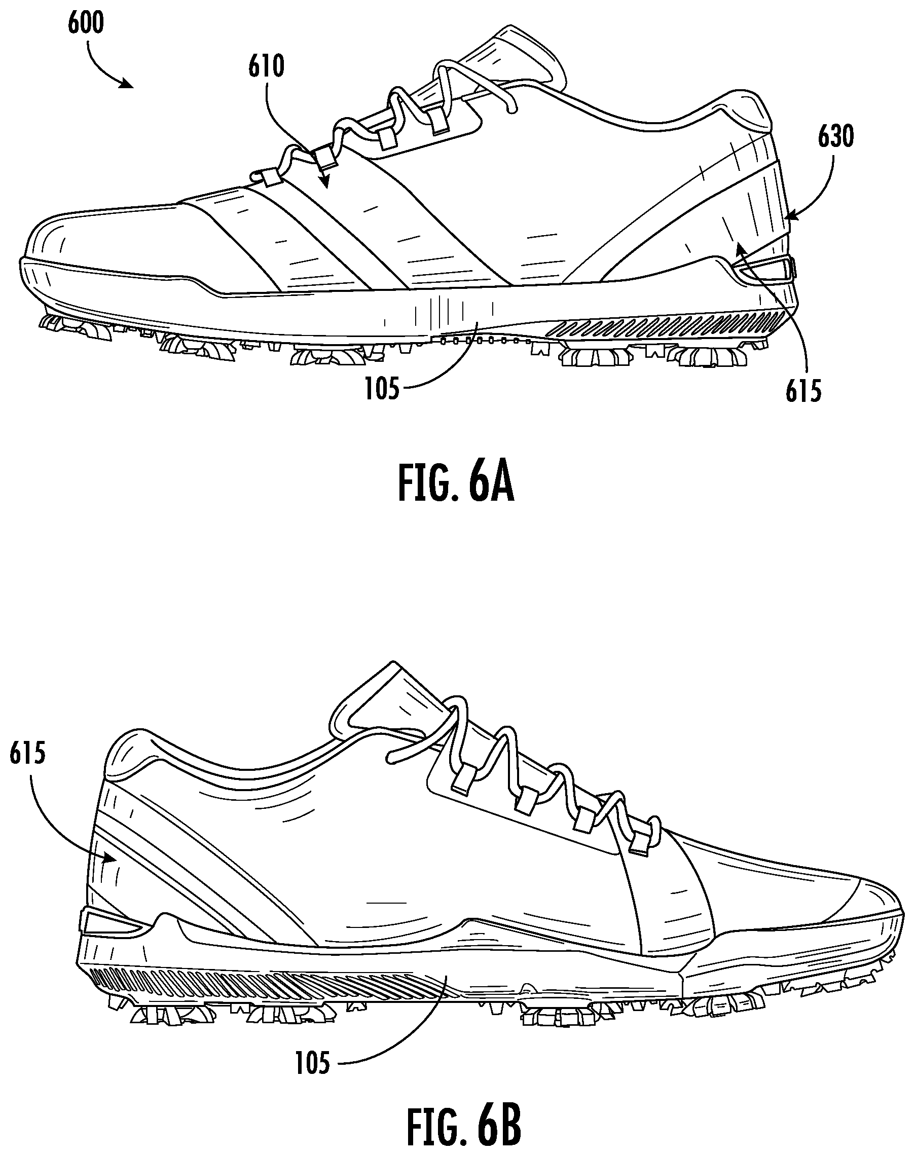 Patent US12096823 Figure 7 – Article of footwear