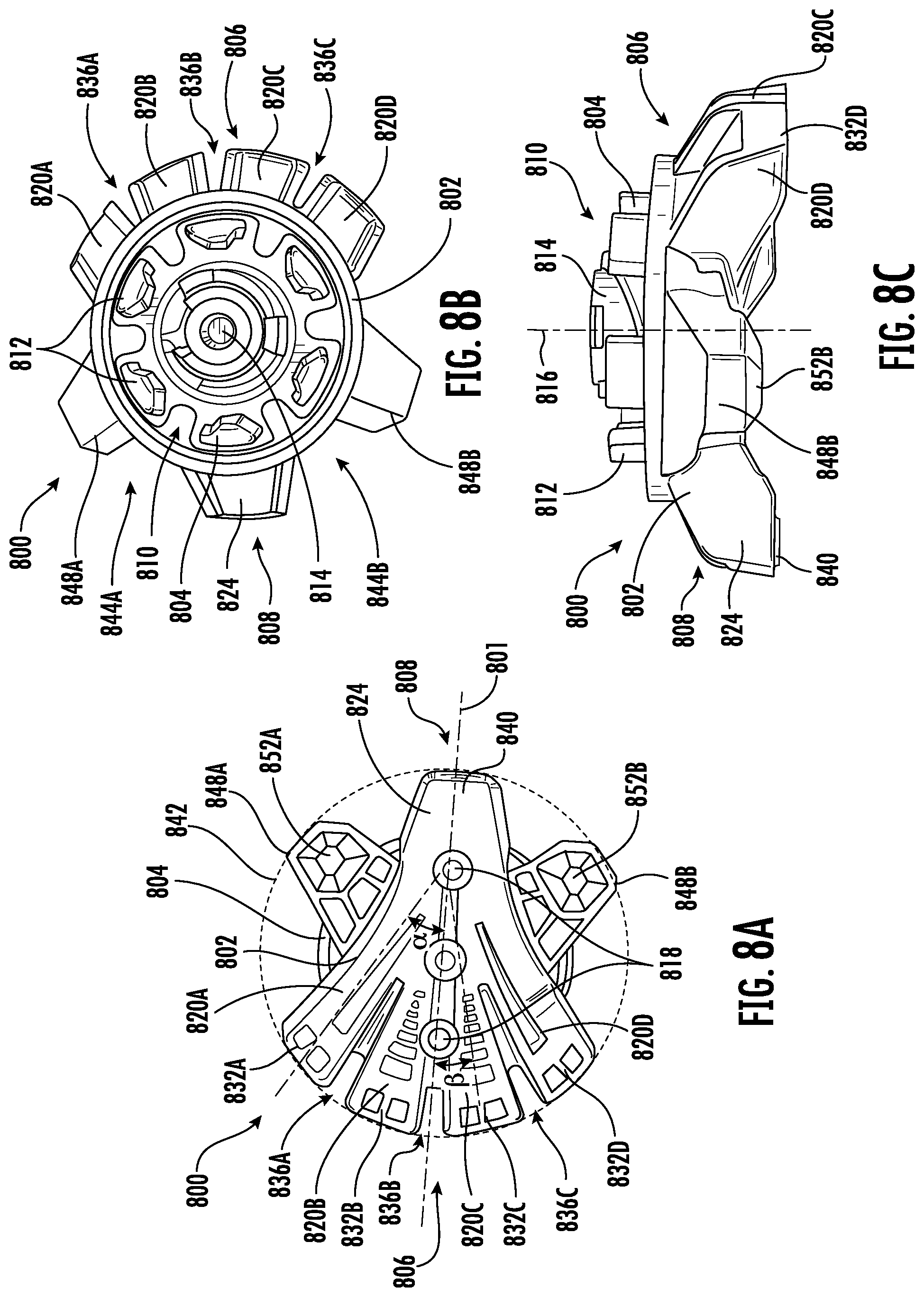 Patent US12096823 Figure 10 – Article of footwear