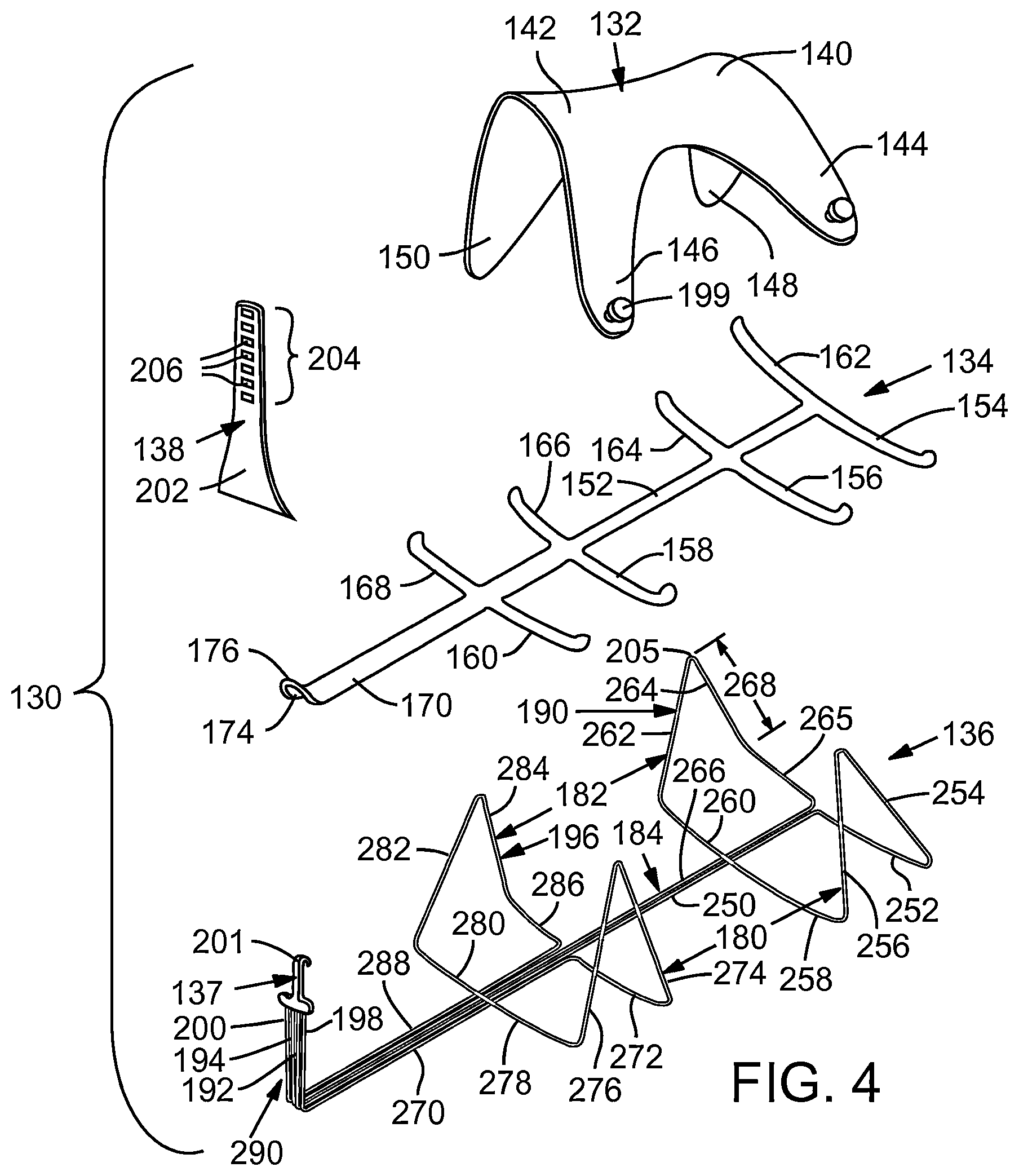 Patent US12096824 Figure 3 – Article of footwear with adjustable fitting system