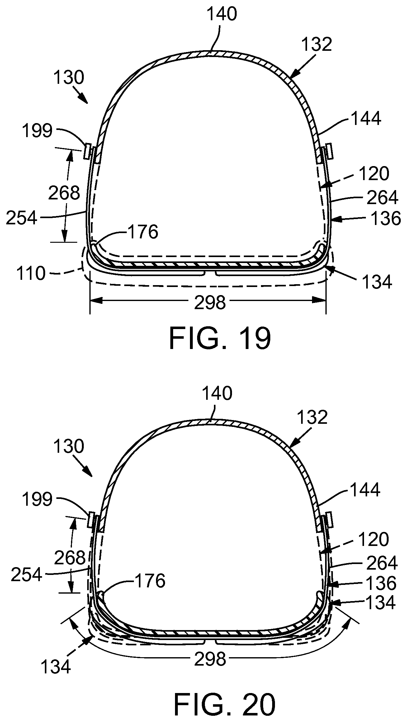 Patent US12096824 Figure 11 – Article of footwear with adjustable fitting system