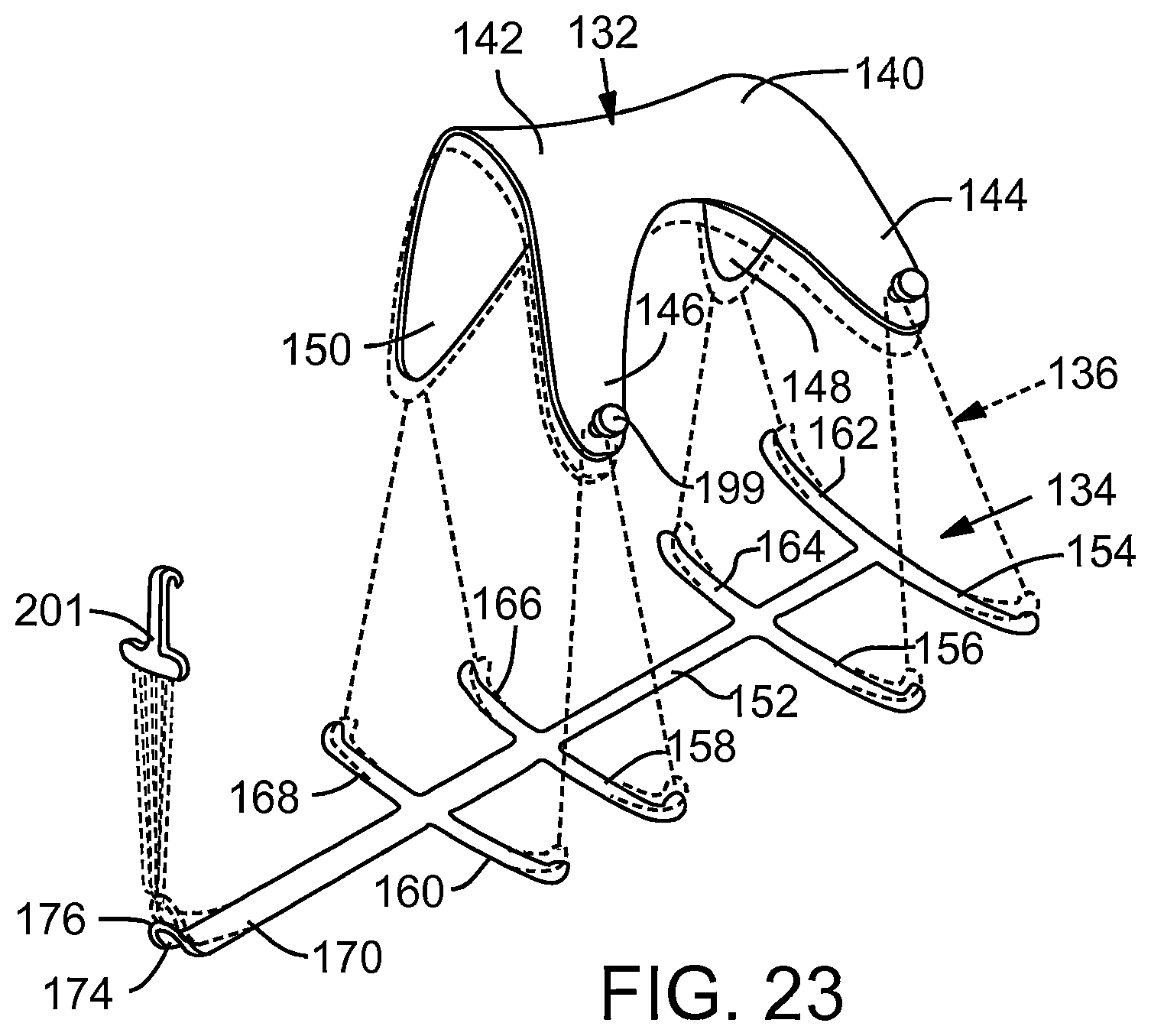 Patent US12096824 Figure 13 – Article of footwear with adjustable fitting system