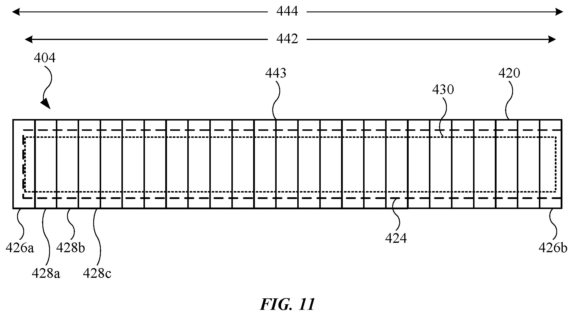 Patent US12096829 Figure 8 – Dynamically adjustable bands for wearable devices