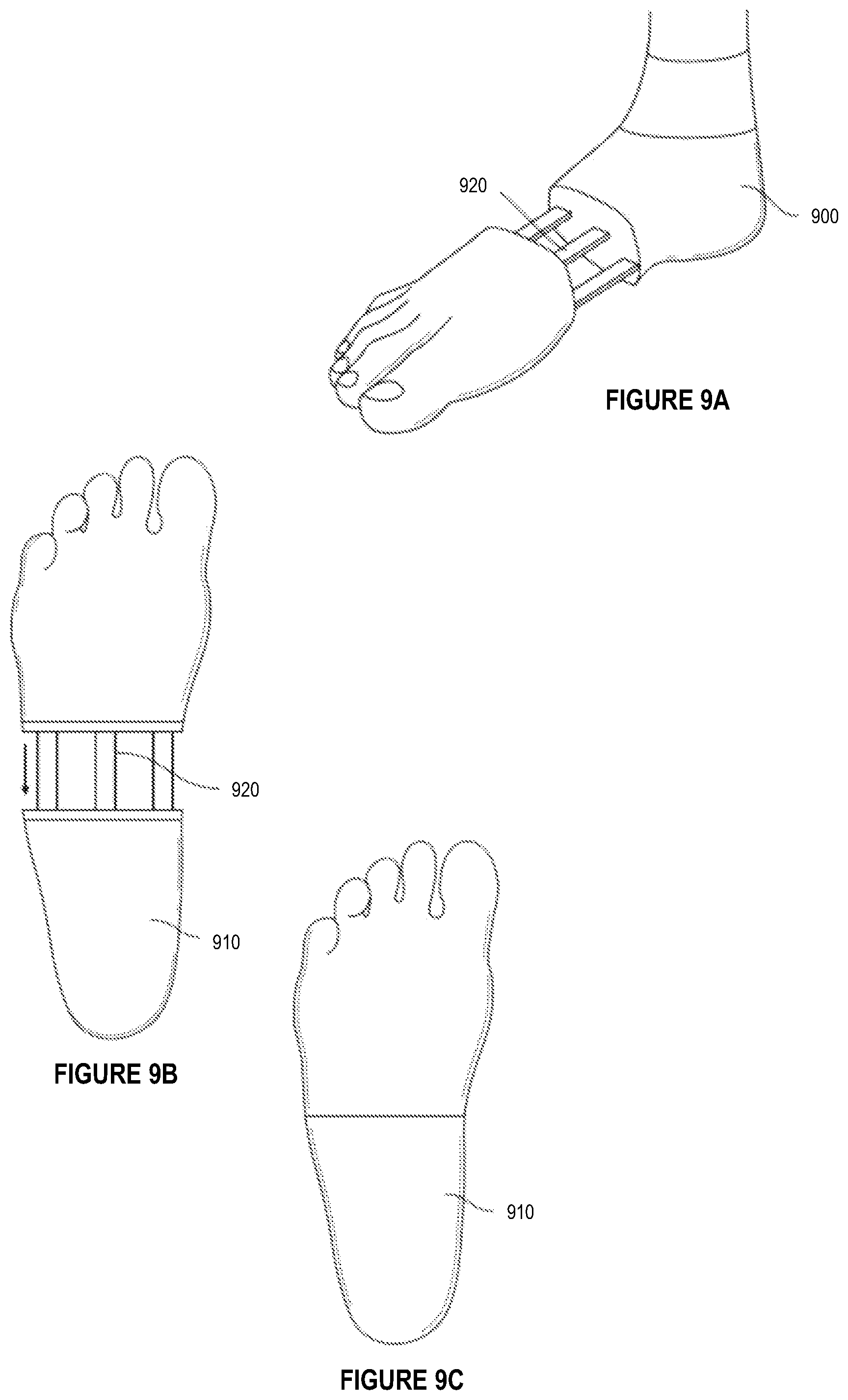 Patent US12096830 Figure 9 – Ergonomic cane with novel base and additional components