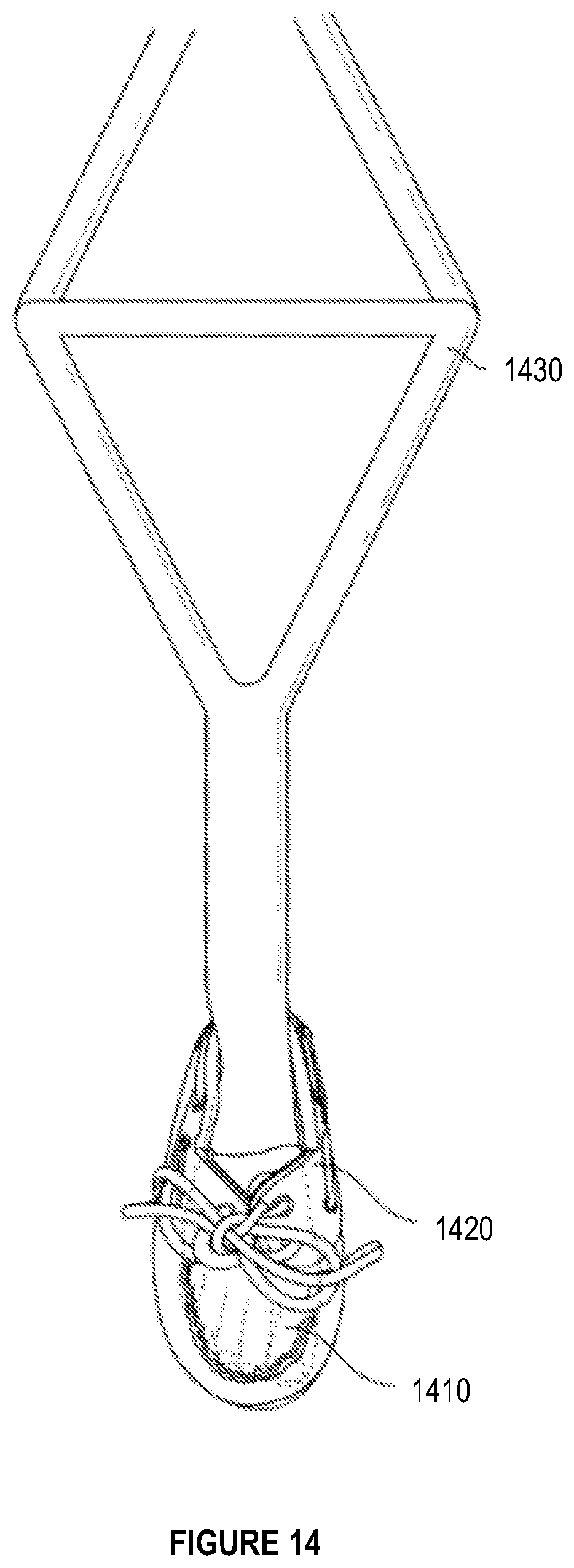 Patent US12096830 Figure 15 – Ergonomic cane with novel base and additional components
