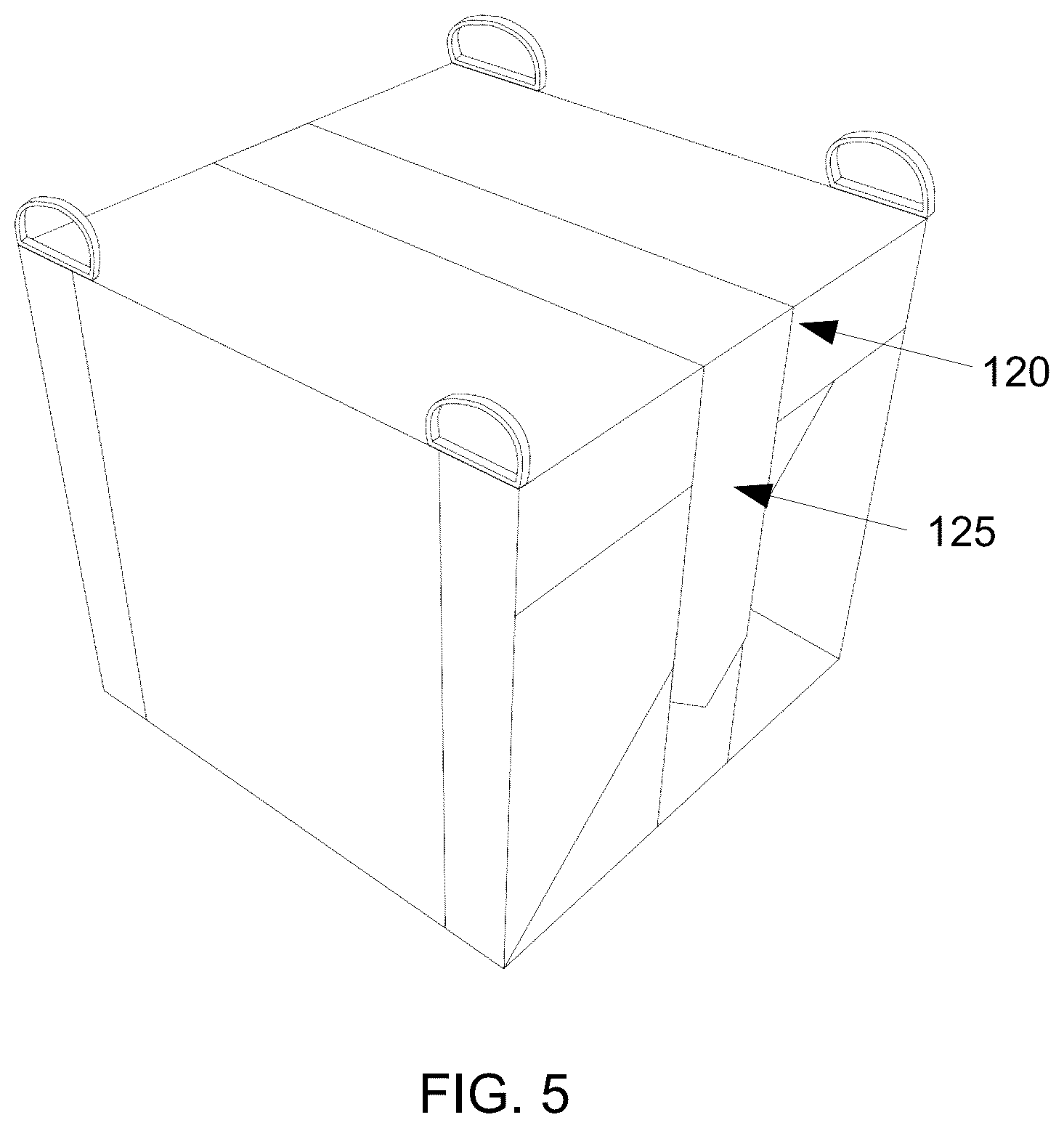Patent US12096831 Figure 5 – Convertible picnic basket