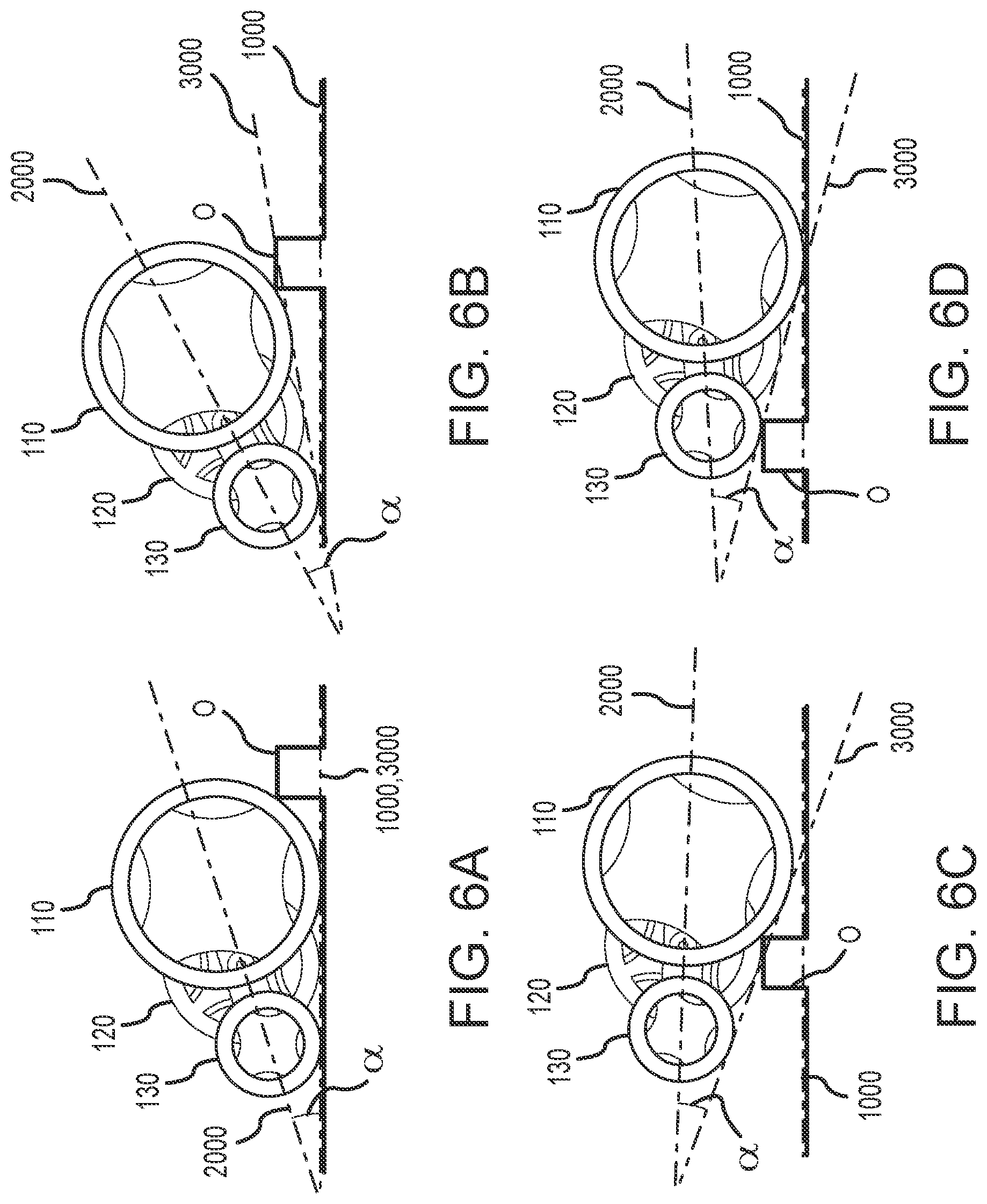 Patent US12096832 Figure 6 – Multi-wheel system for luggage