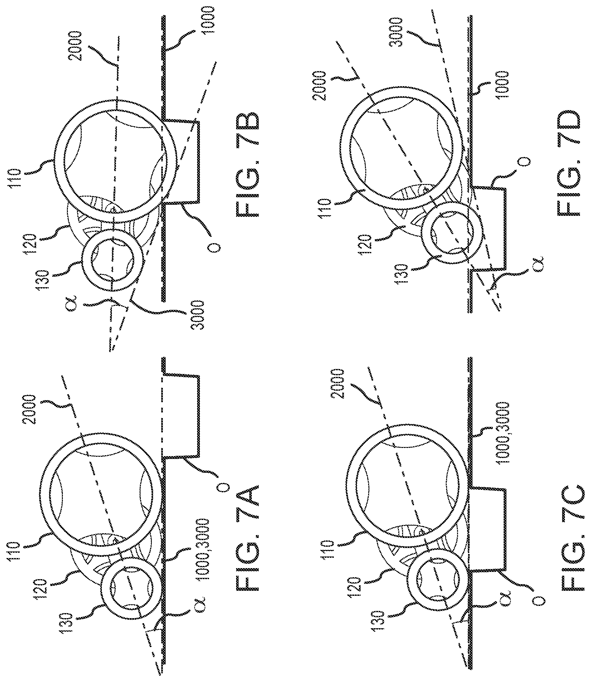 Patent US12096832 Figure 7 – Multi-wheel system for luggage
