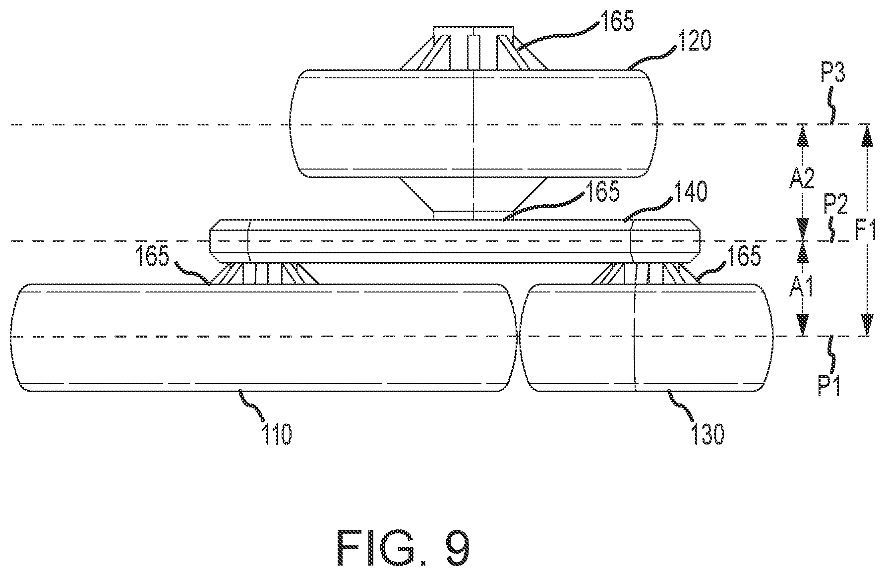 Patent US12096832 Figure 9 – Multi-wheel system for luggage