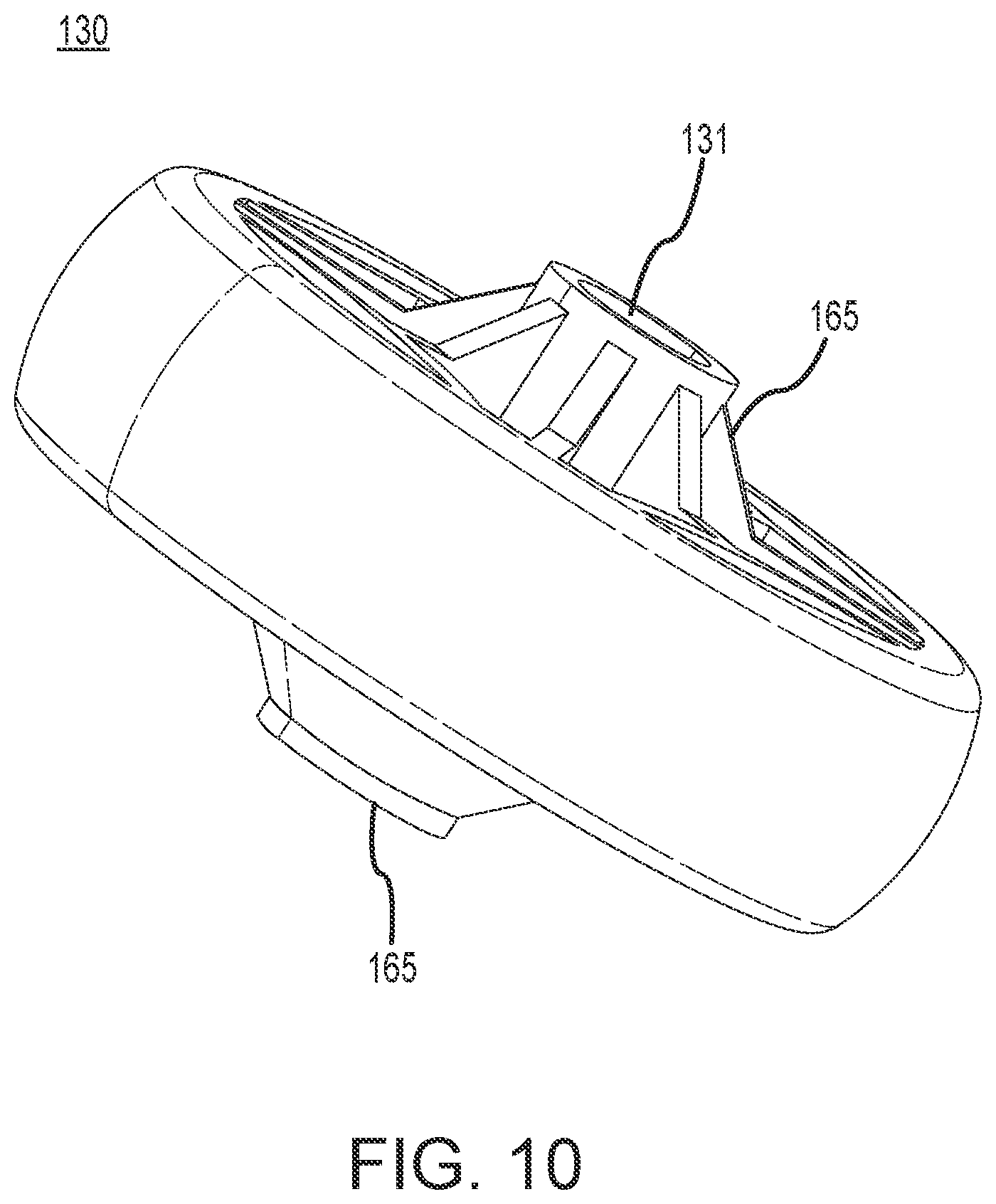 Patent US12096832 Figure 10 – Multi-wheel system for luggage