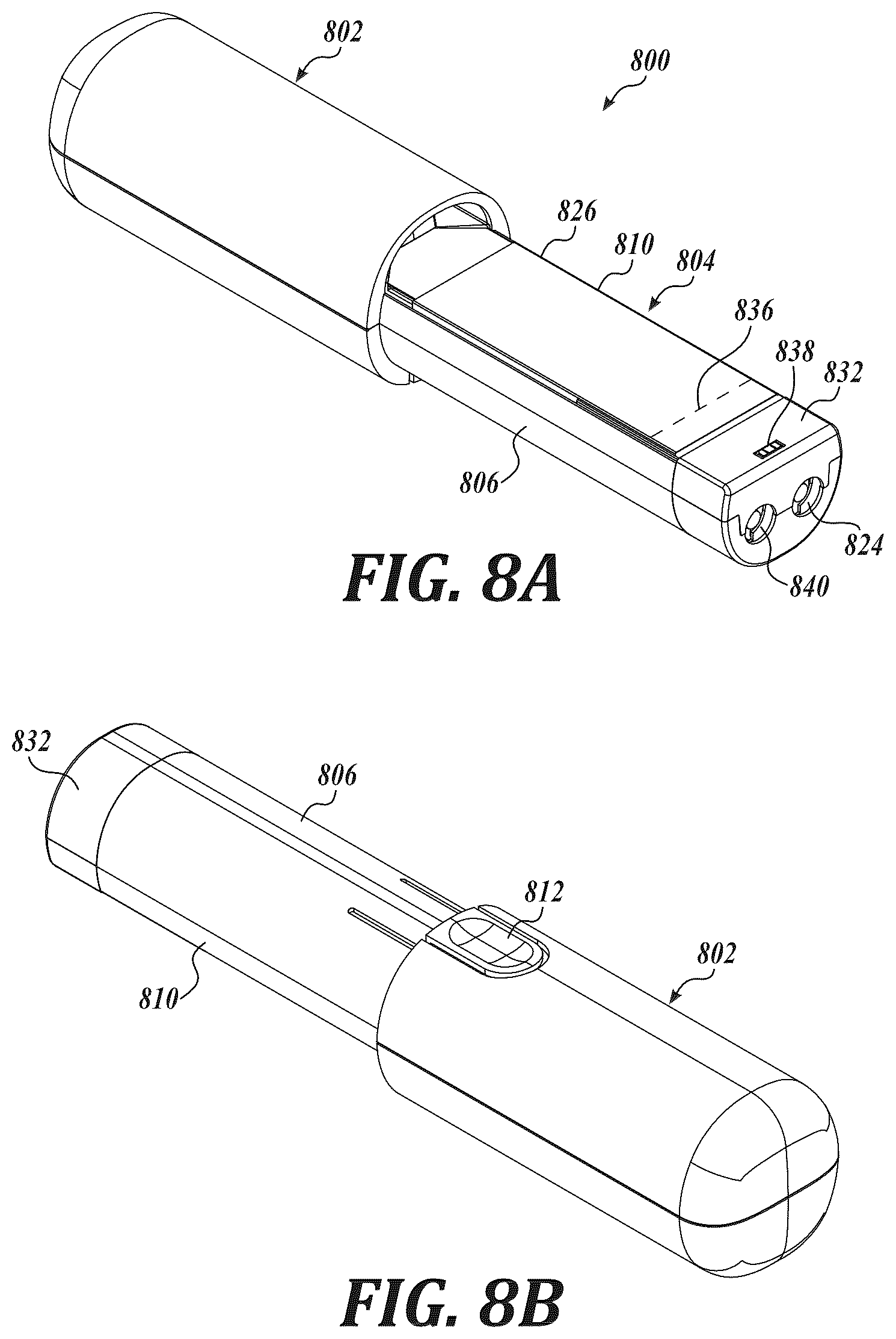 Patent US12096833 Figure 8 – Reusable cartridge systems, devices, and methods