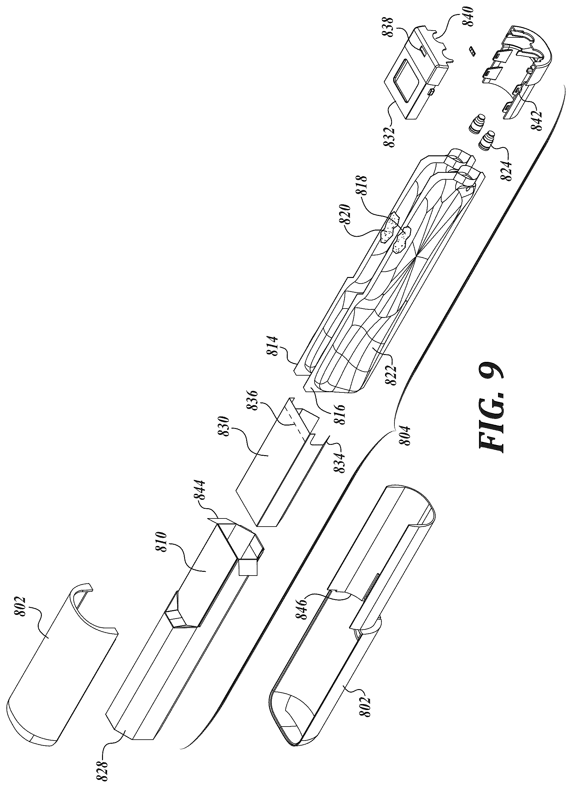 Patent US12096833 Figure 9 – Reusable cartridge systems, devices, and methods