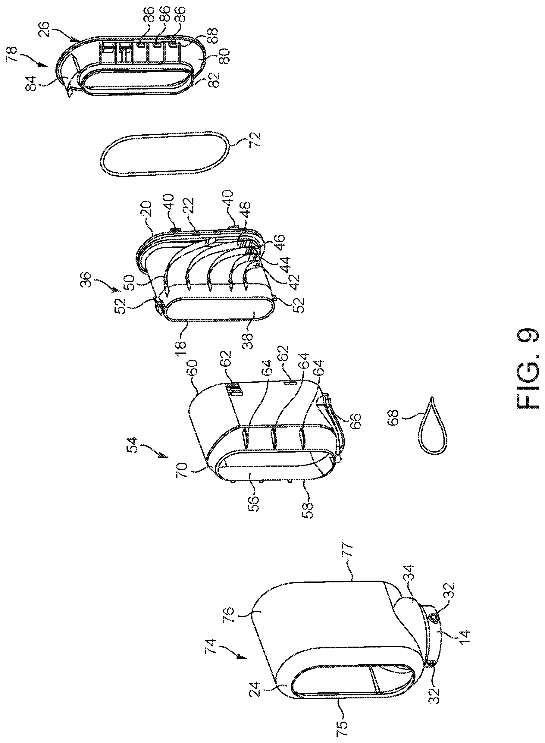 Patent US12096834 Figure 6 – Attachment for a handheld appliance