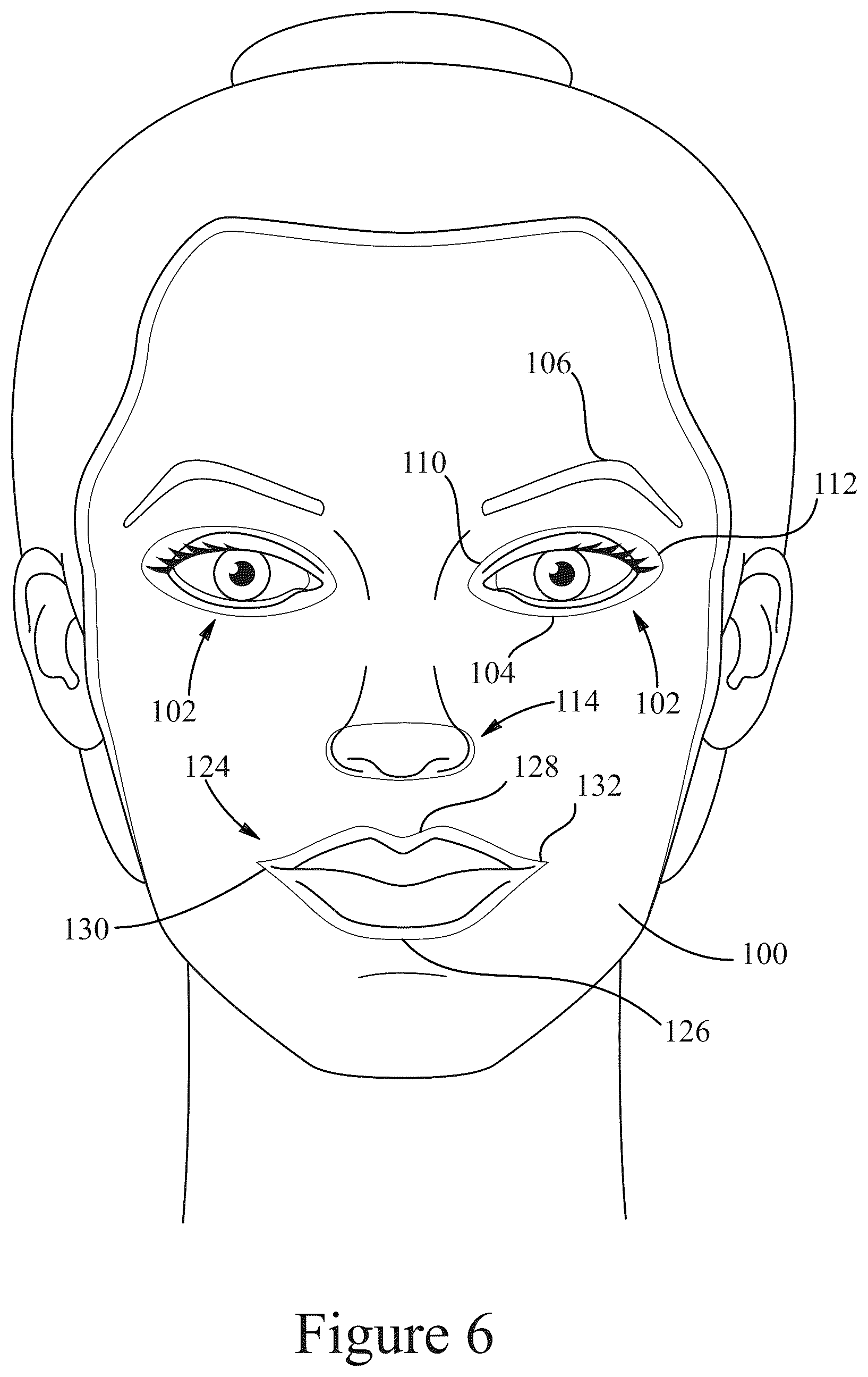 Patent US12096838 Figure 8 – Method of making applicator with precision eye opening