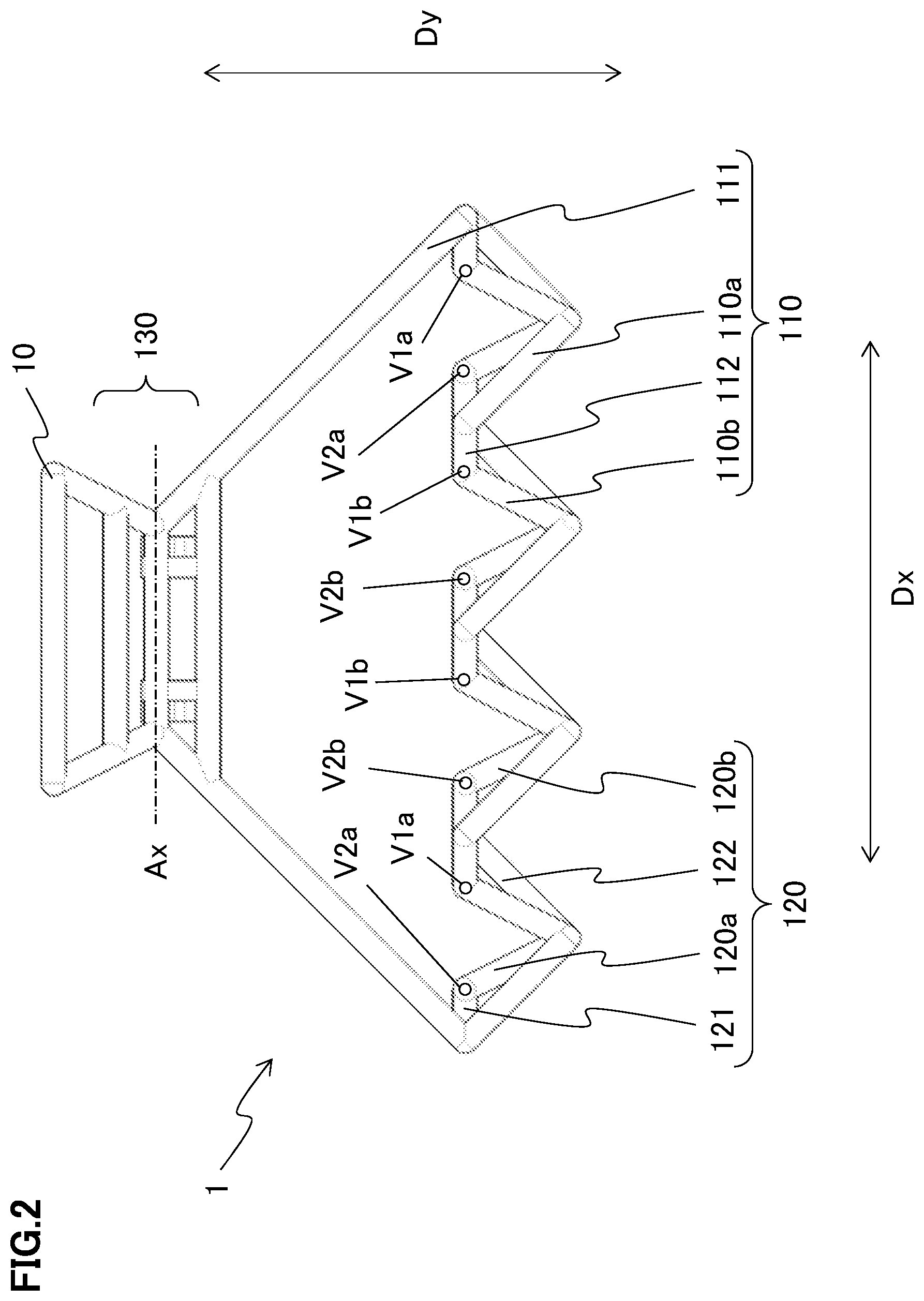 Patent US12096840 Figure 2 – Hair clip