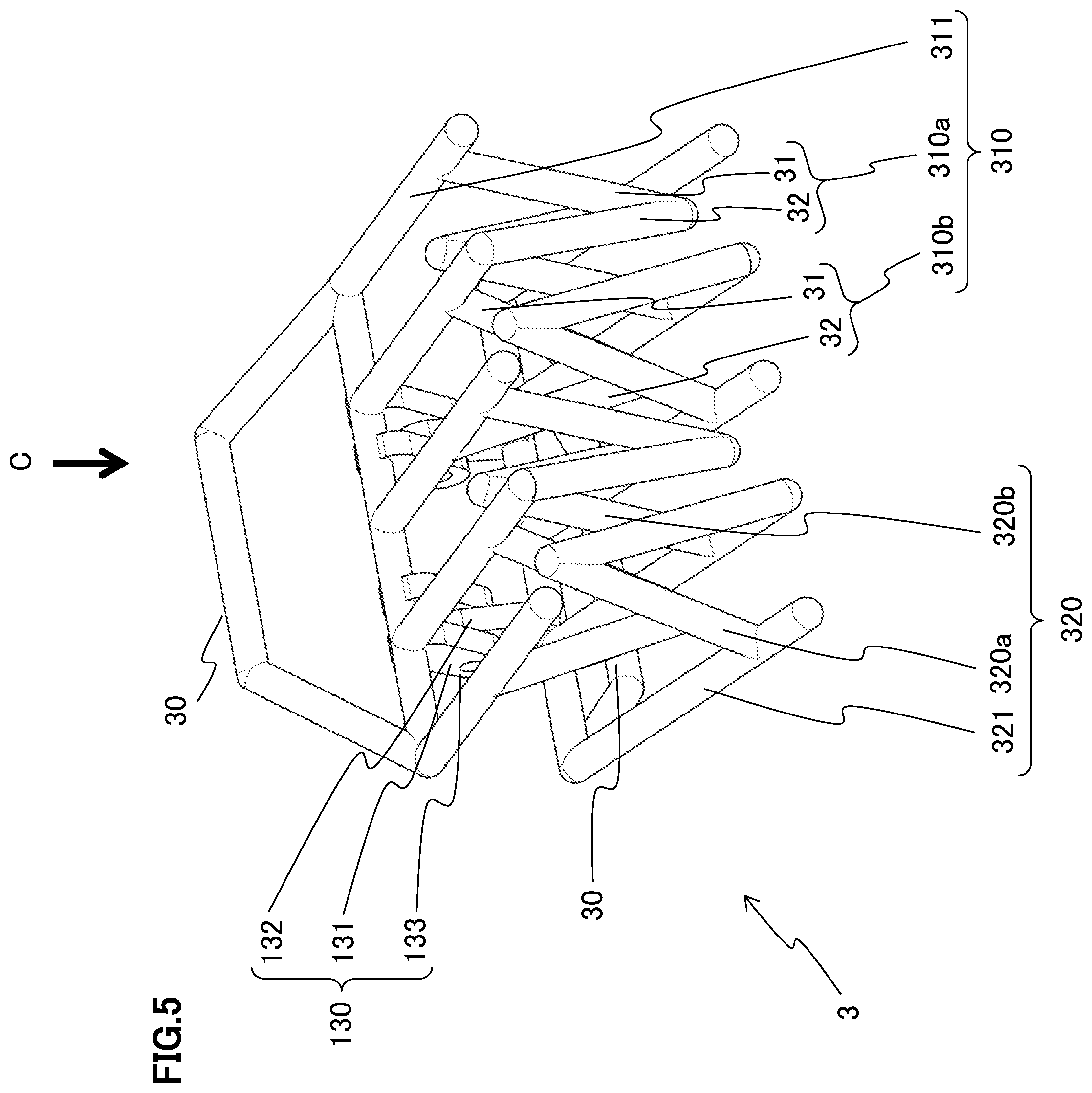 Patent US12096840 Figure 5 – Hair clip