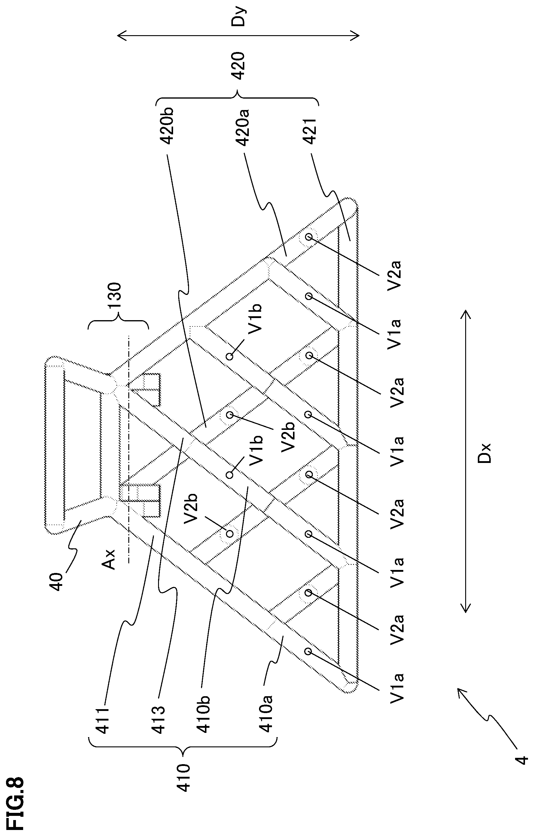 Patent US12096840 Figure 8 – Hair clip