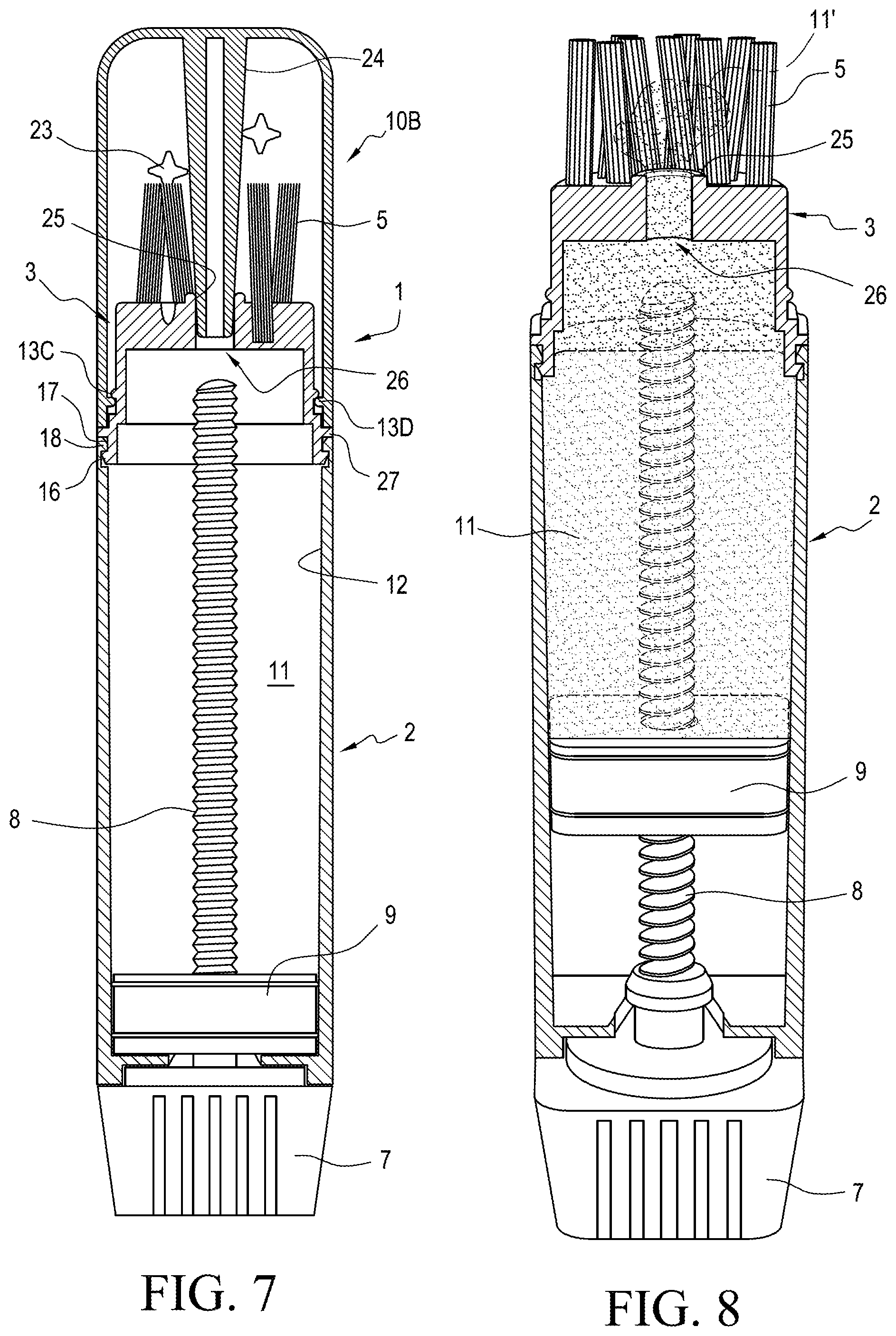 Patent US12096843 Figure 5 – Multiuse tooth cleaning devices and processes for using same