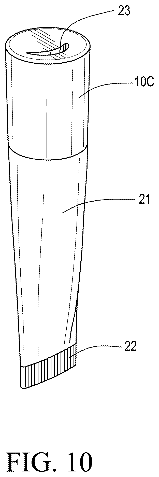 Patent US12096843 Figure 7 – Multiuse tooth cleaning devices and processes for using same