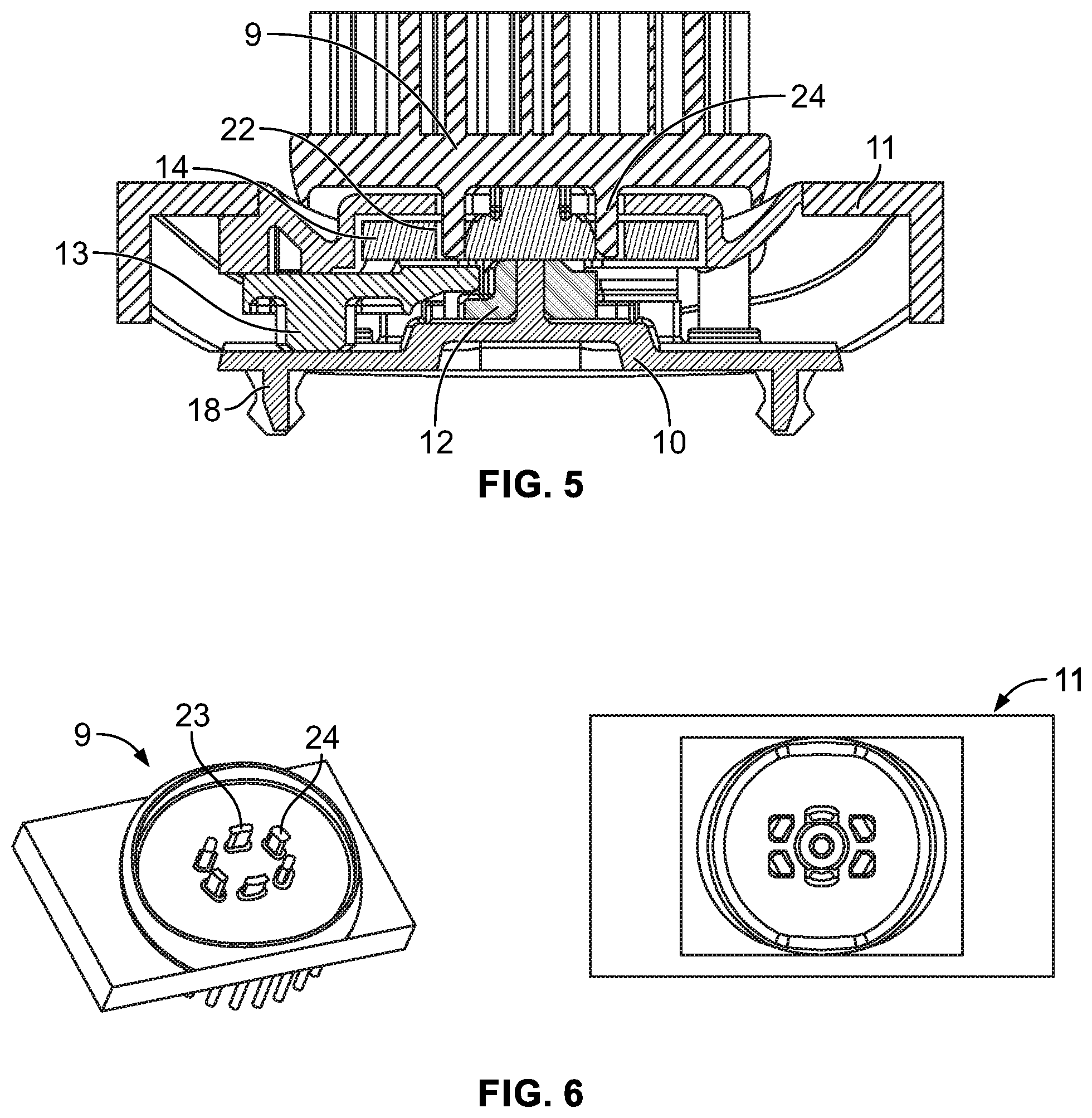 Patent US12096845 Figure 3 – Interface for attaching a brush to a skin treatment device