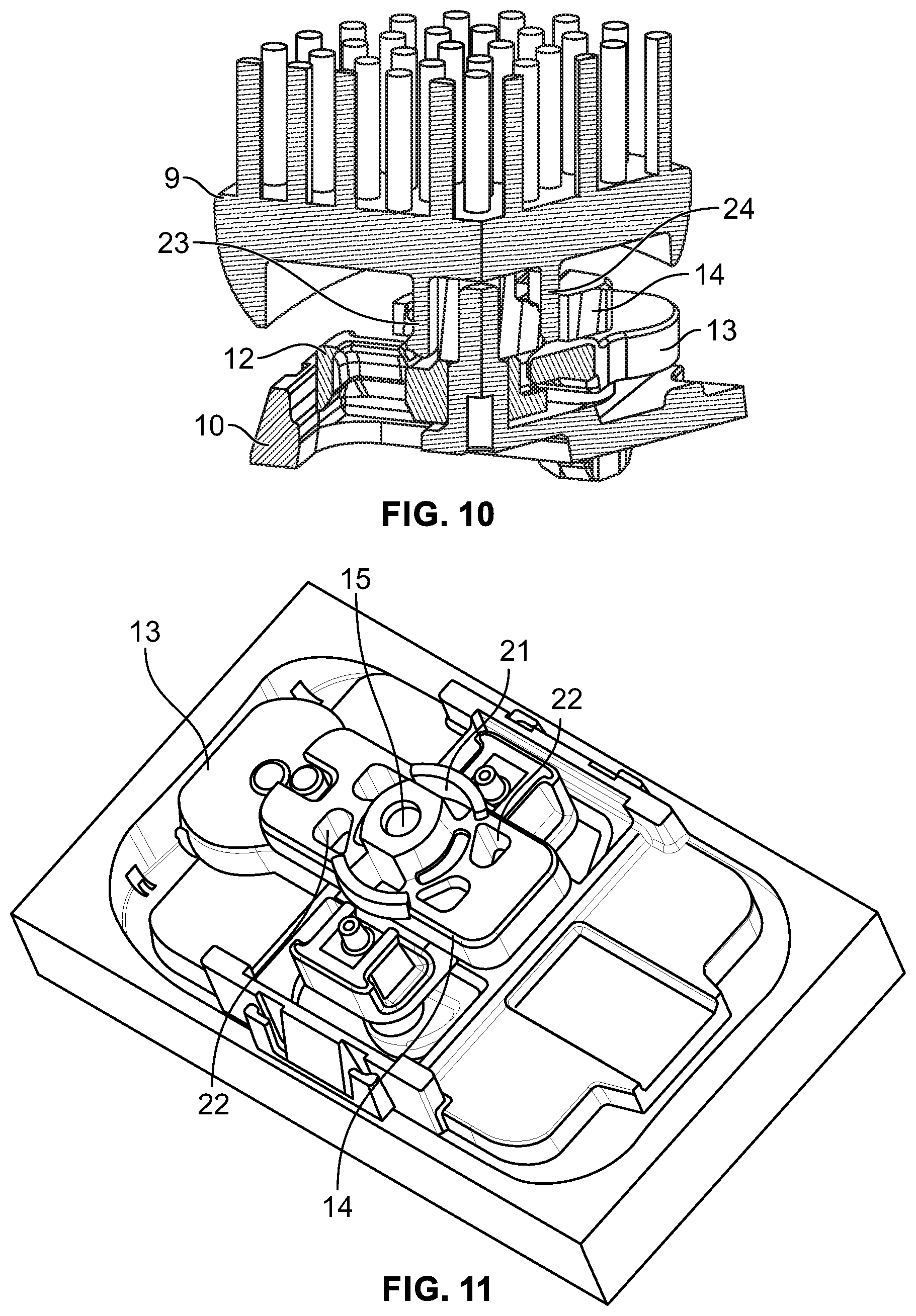 Patent US12096845 Figure 5 – Interface for attaching a brush to a skin treatment device