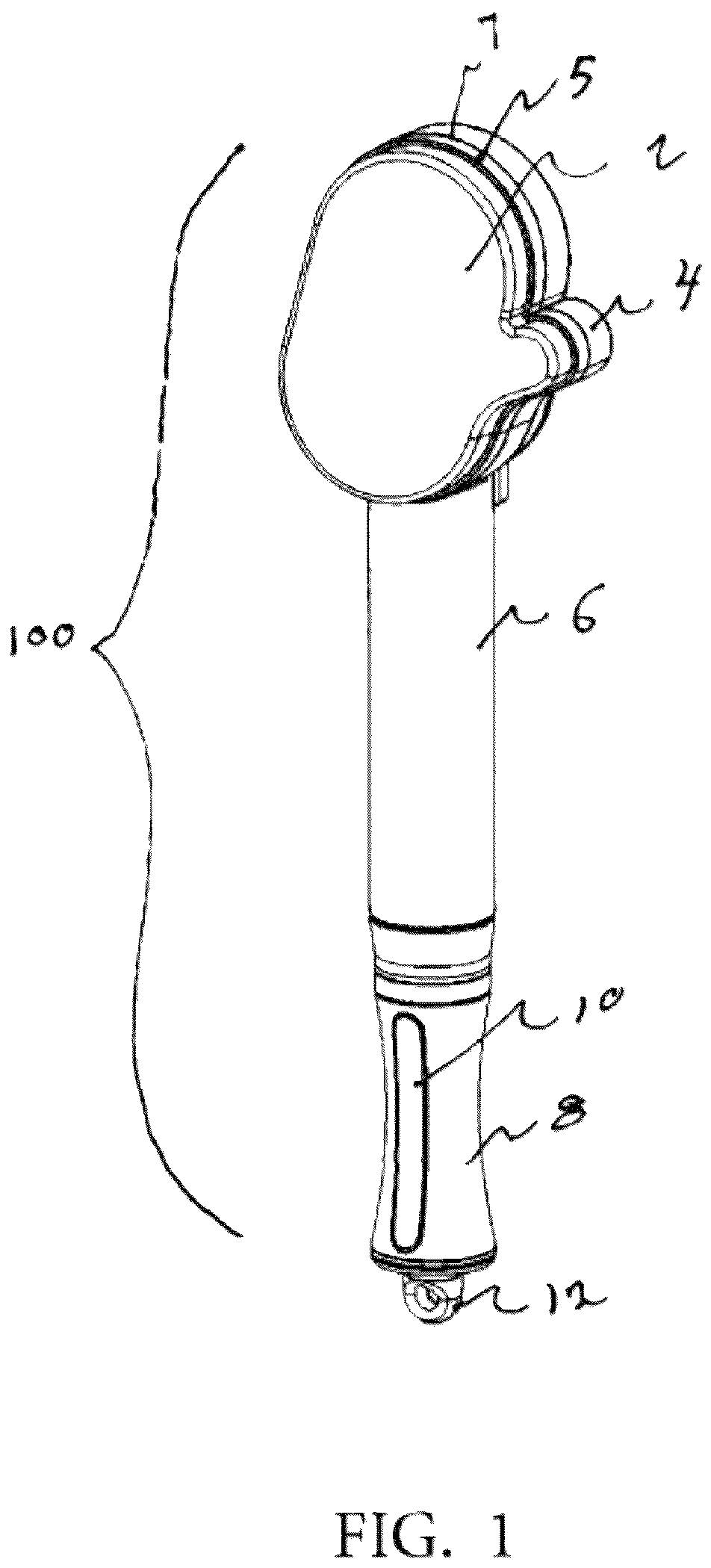 Patent US12096846 Figure 1 – Multifunctional handheld applicator