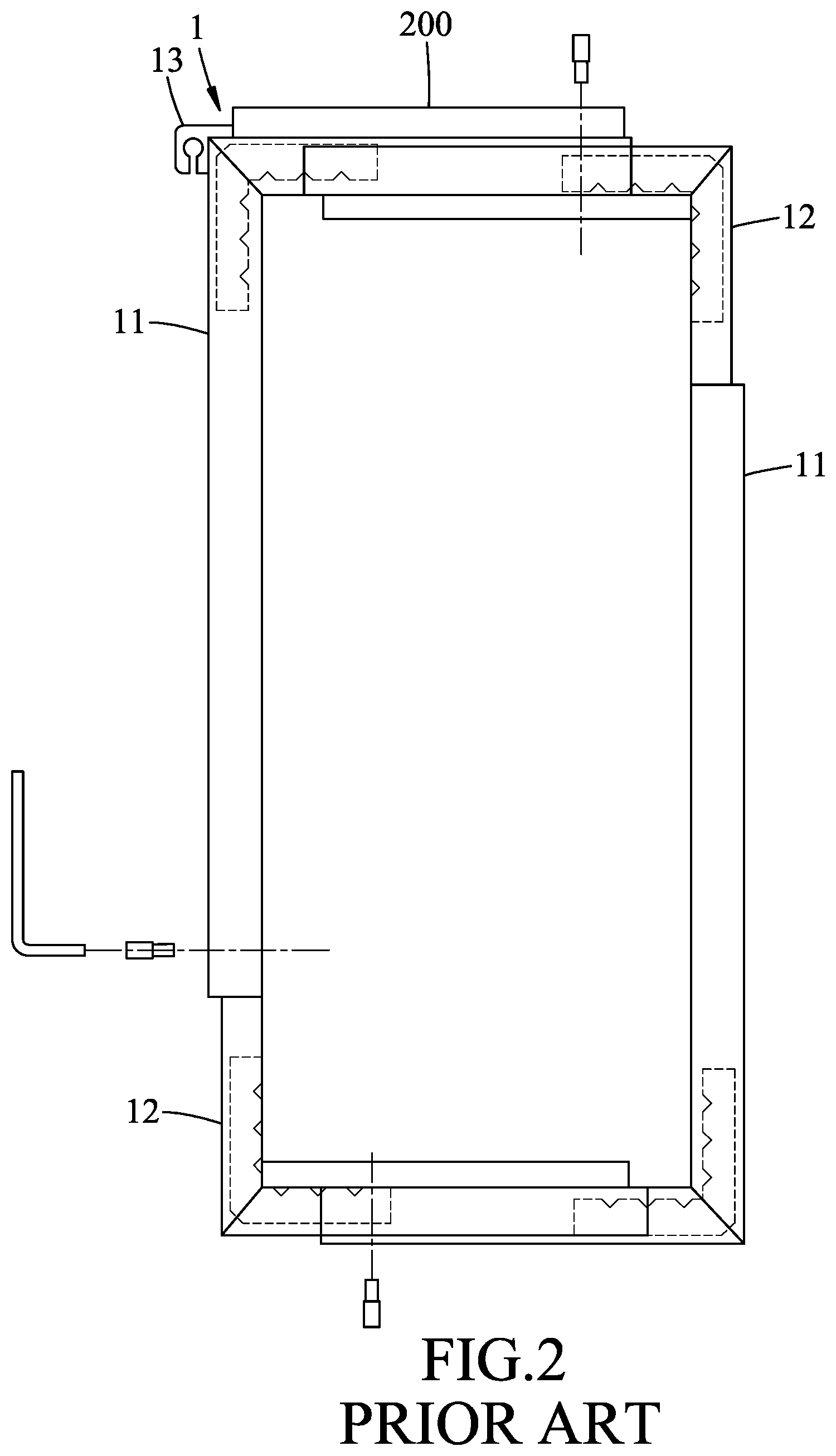 Patent US12096849 Figure 2 – Holding device for a computer component