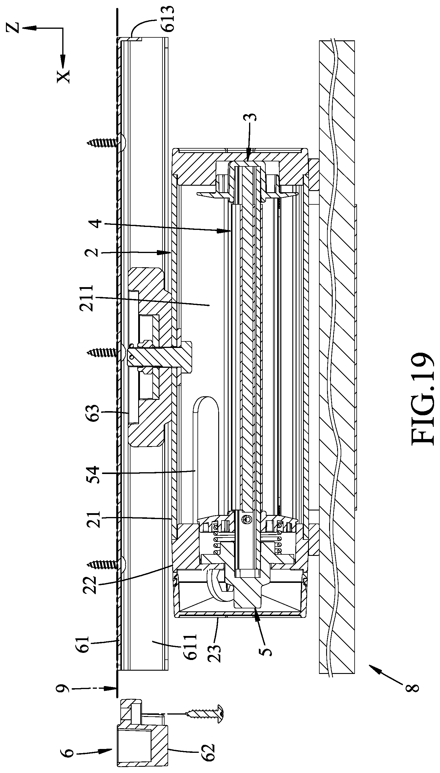 Patent US12096849 Figure 19 – Holding device for a computer component