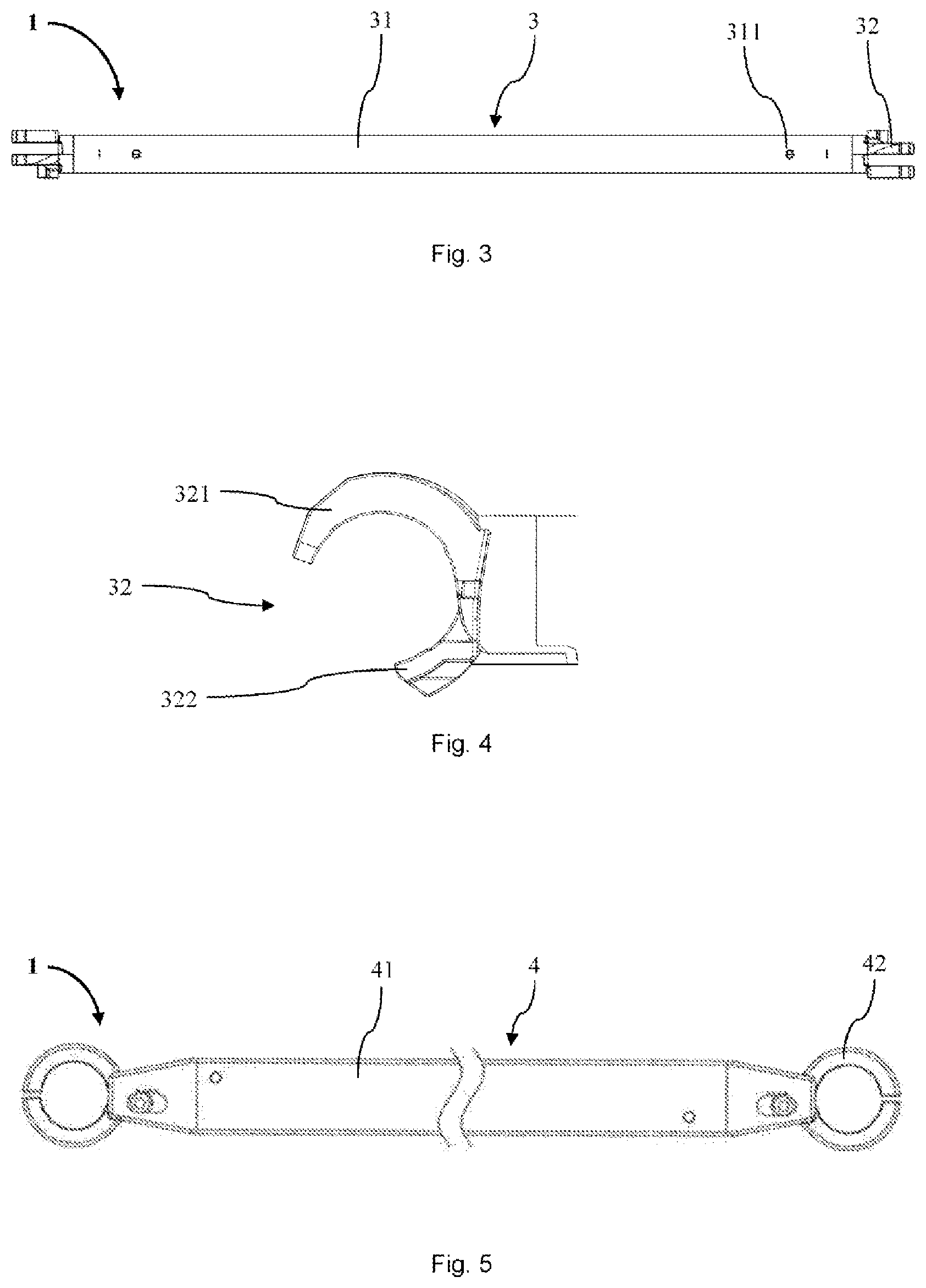 Patent US12096850 Figure 2 – Cross-brace and furniture-assembly kit