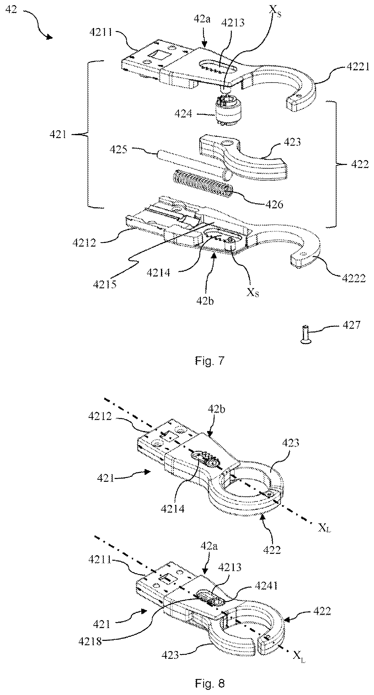 Patent US12096850 Figure 4 – Cross-brace and furniture-assembly kit