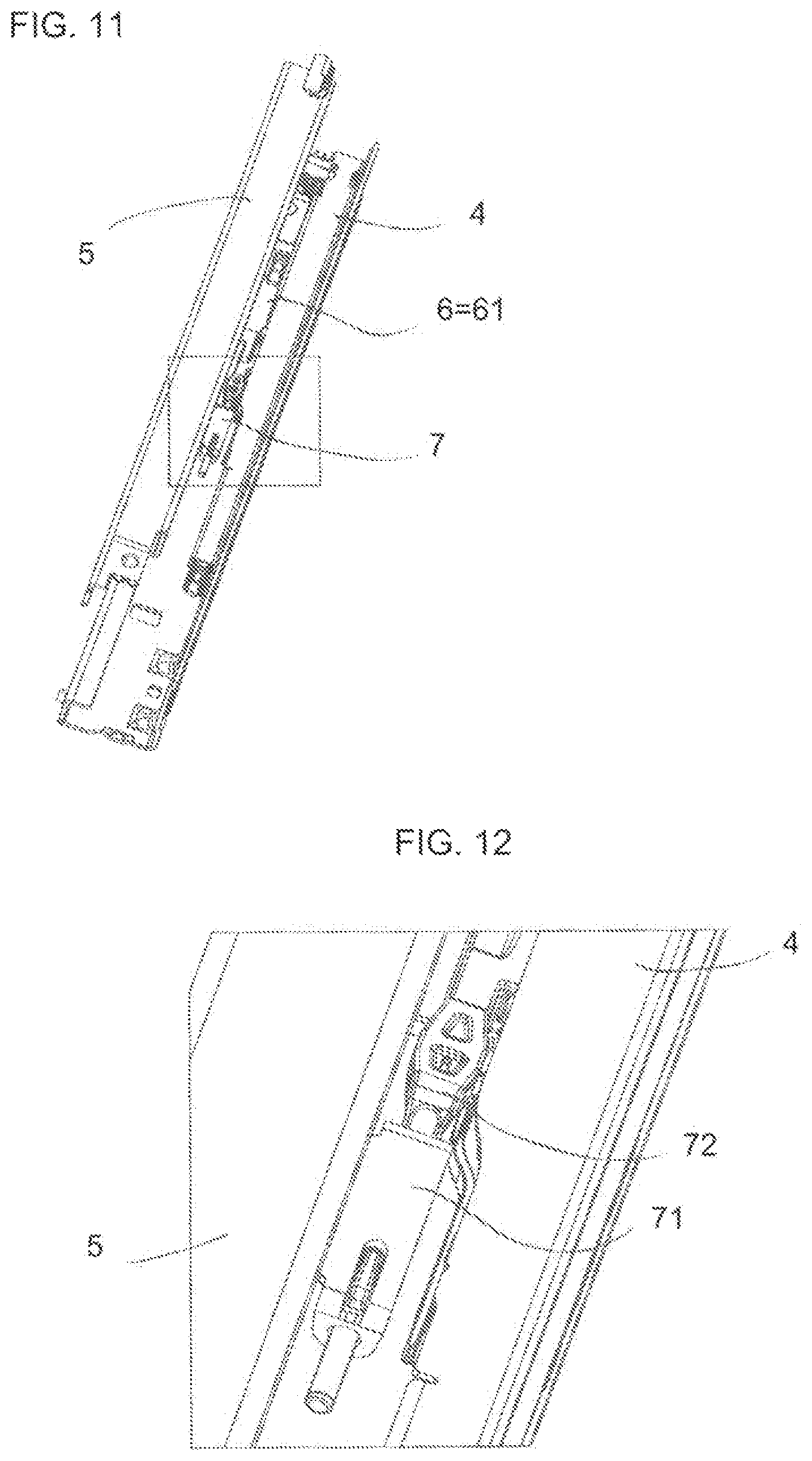 Patent US12096852 Figure 7 – Pull-out guide for a movable furniture part