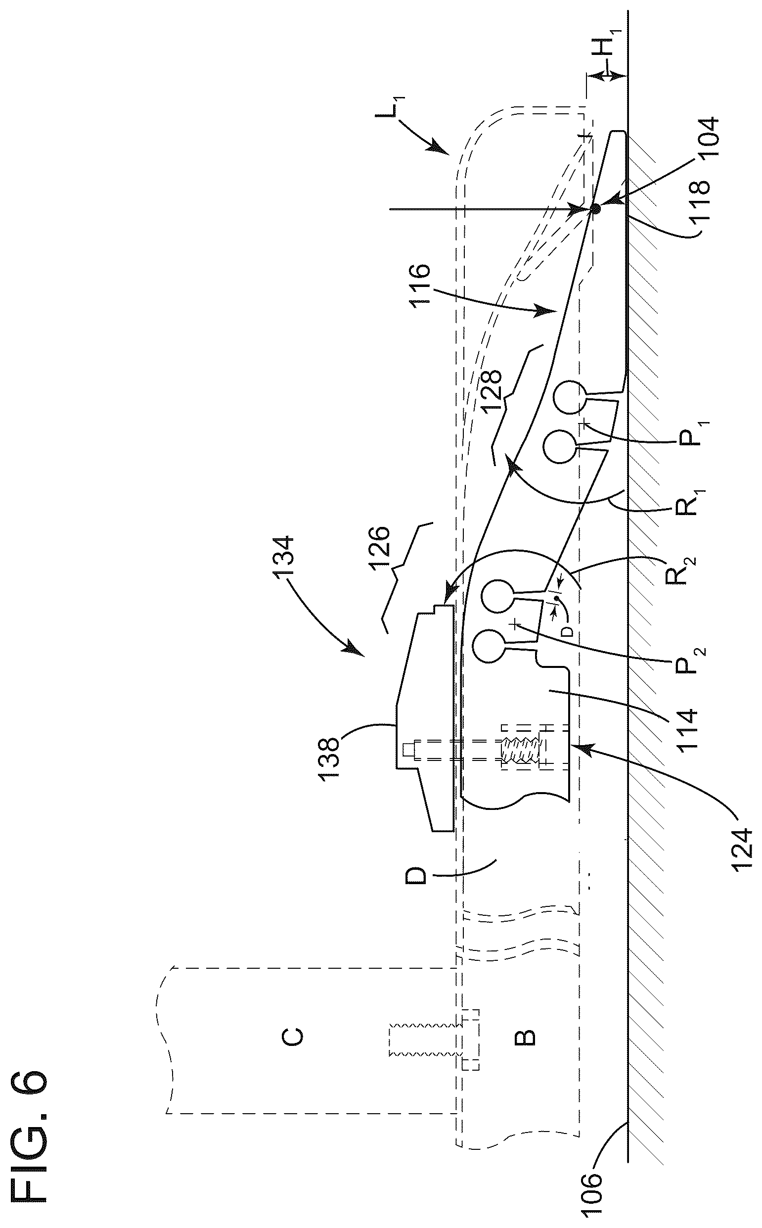 Patent US12096853 Figure 6 – Stabilizing a table