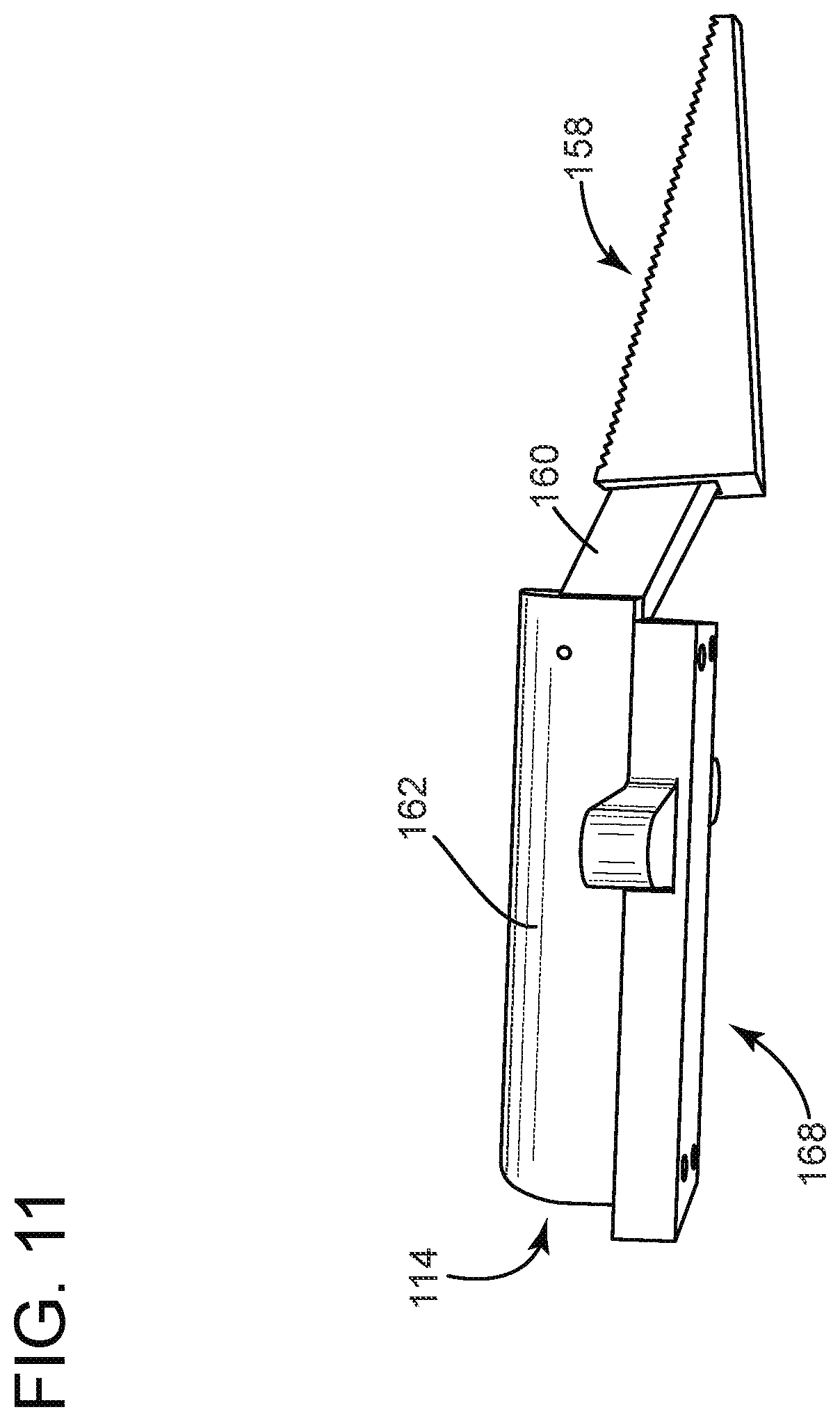 Patent US12096853 Figure 11 – Stabilizing a table