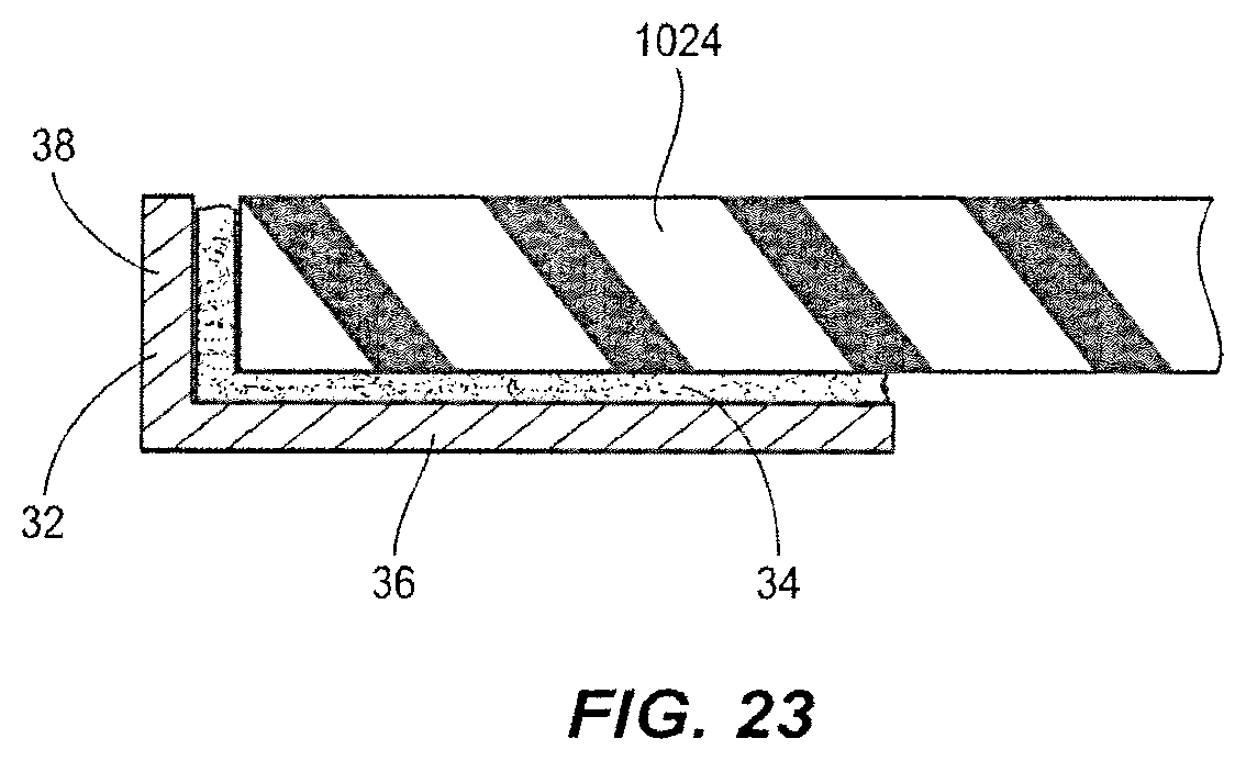 Patent US12096854 Figure 15 – Spill containing refrigerator shelf assembly