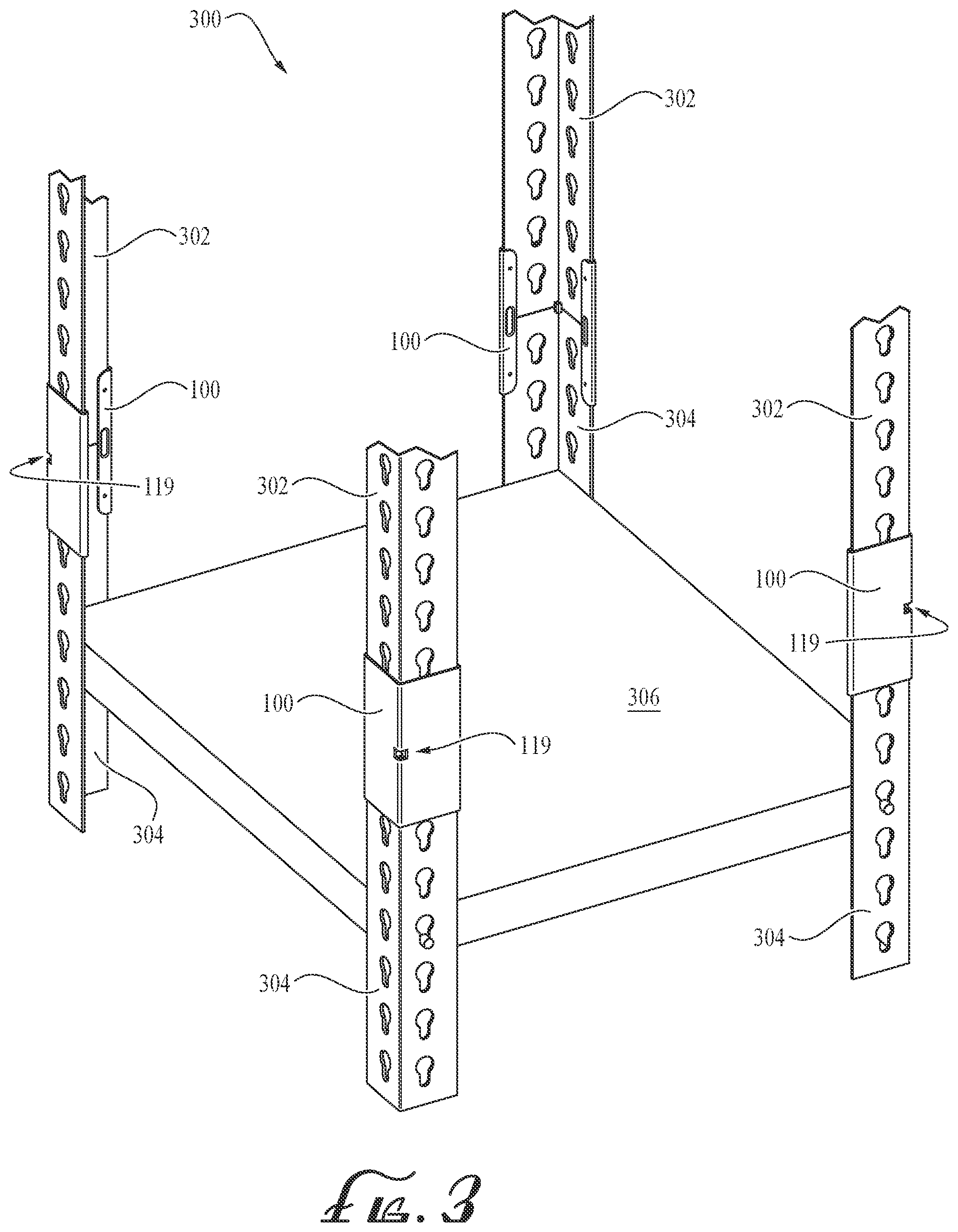 Patent US12096855 Figure 2 – Post coupler with post alignment tab