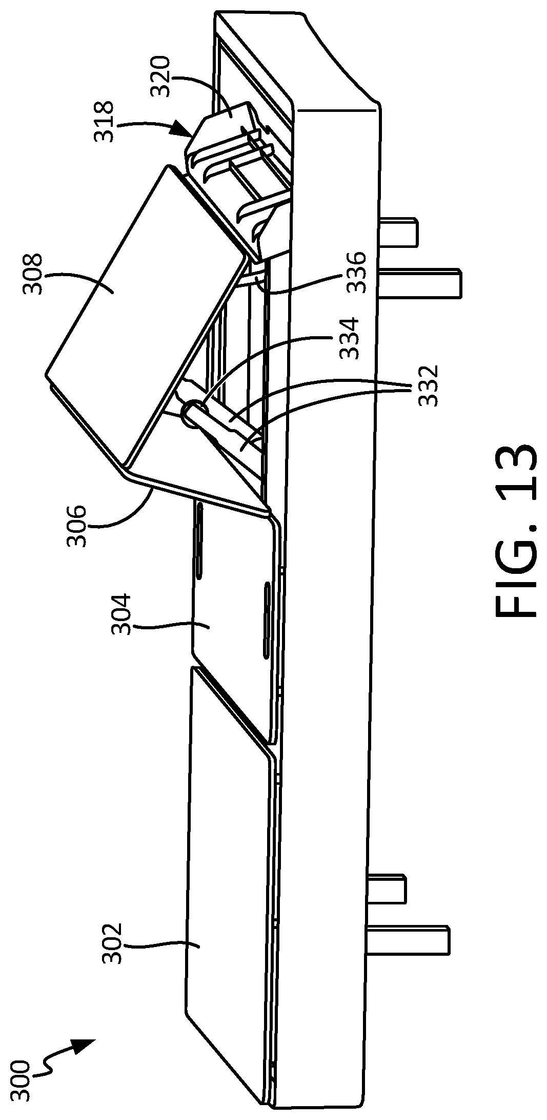 Patent US12096856 Figure 11 – Adjustable foundation for a mattress