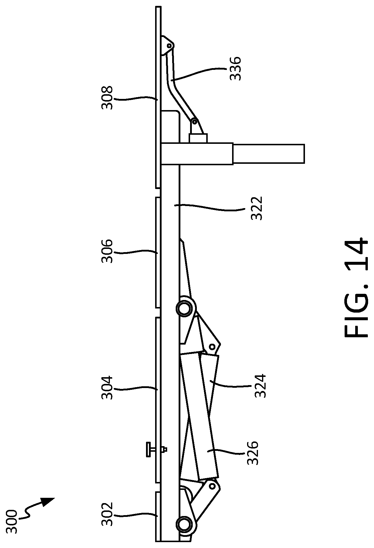 Patent US12096856 Figure 12 – Adjustable foundation for a mattress