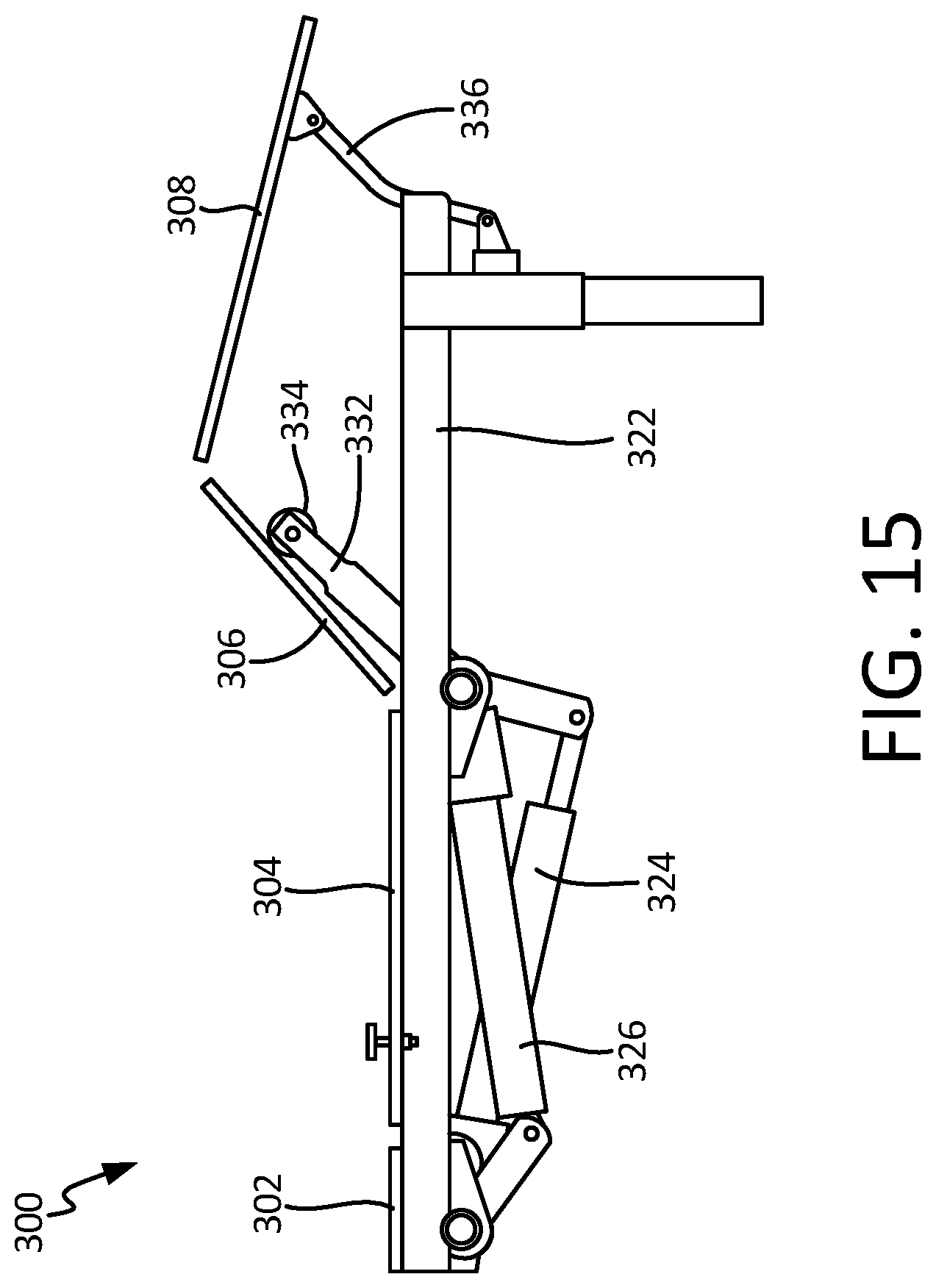 Patent US12096856 Figure 13 – Adjustable foundation for a mattress