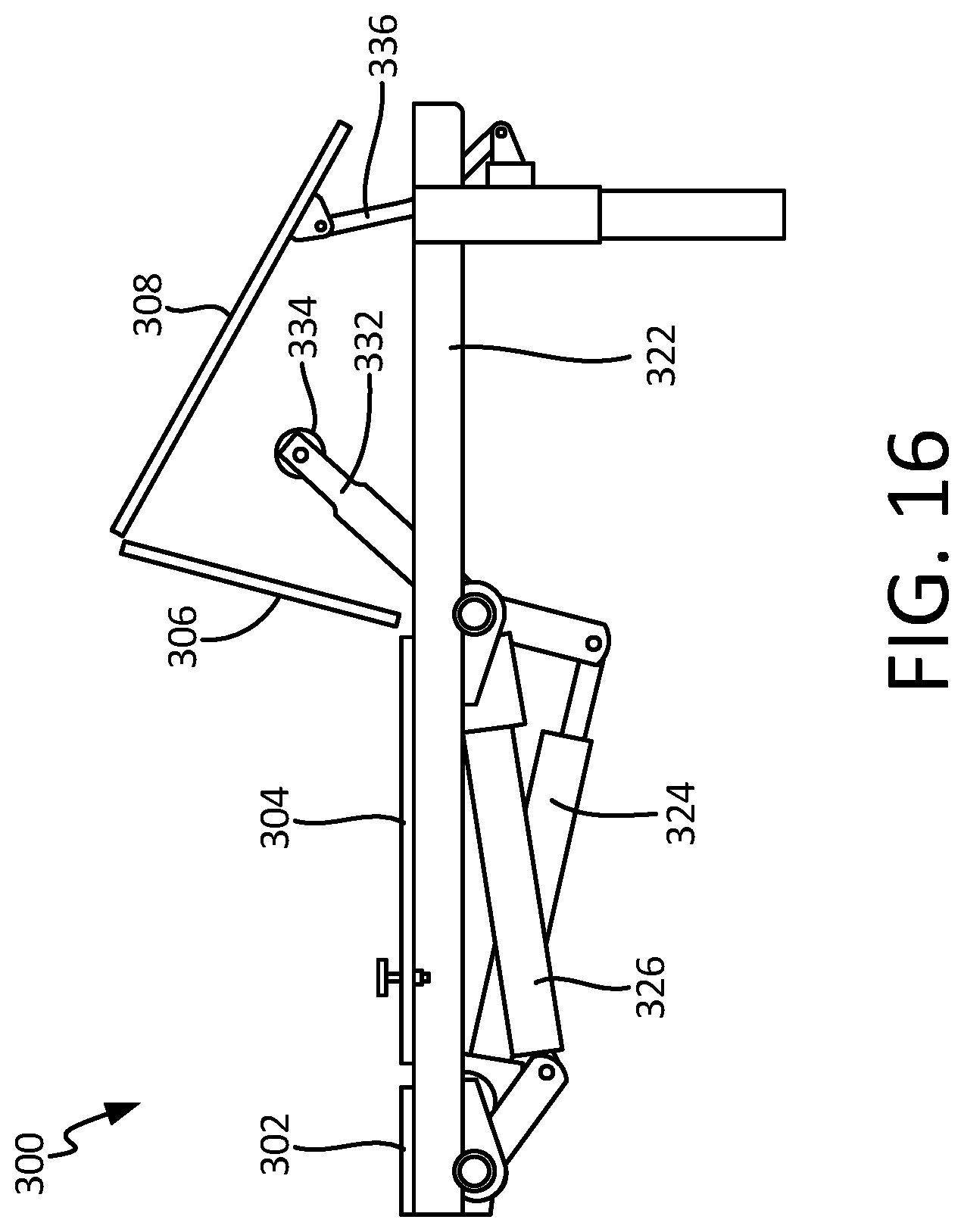 Patent US12096856 Figure 14 – Adjustable foundation for a mattress