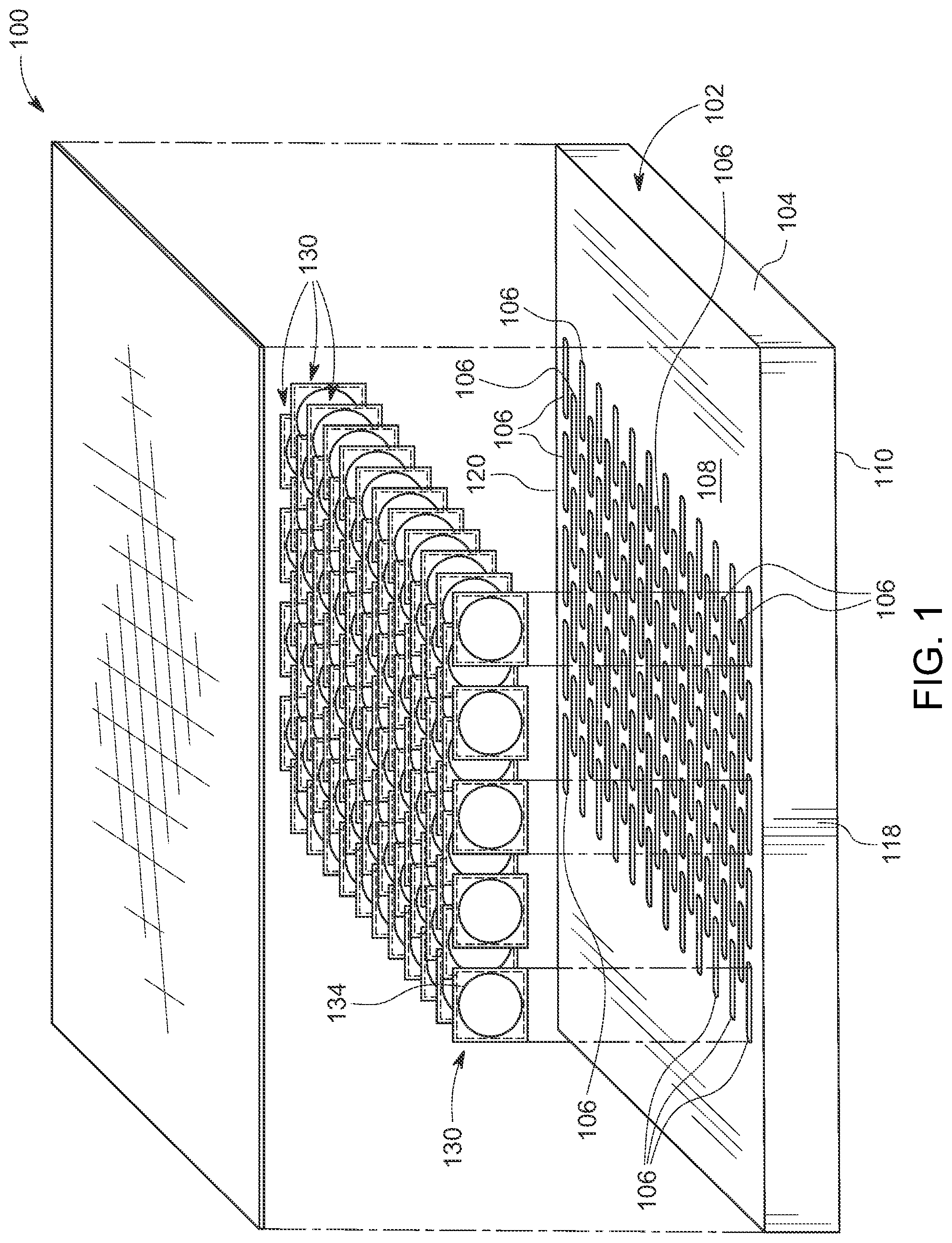 Patent US12096859 Figure 1 – System and method for customizing a mattress