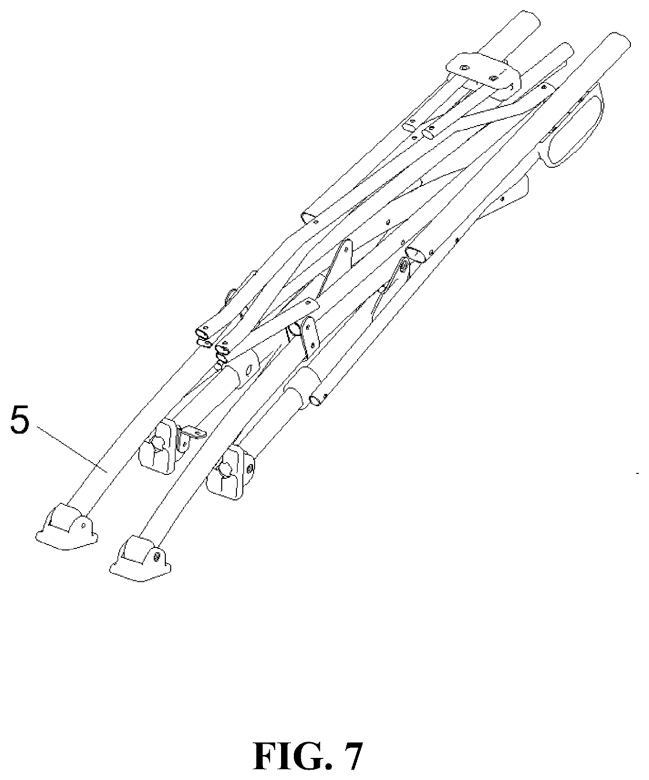 Patent US12096860 Figure 6 – Foldable chair