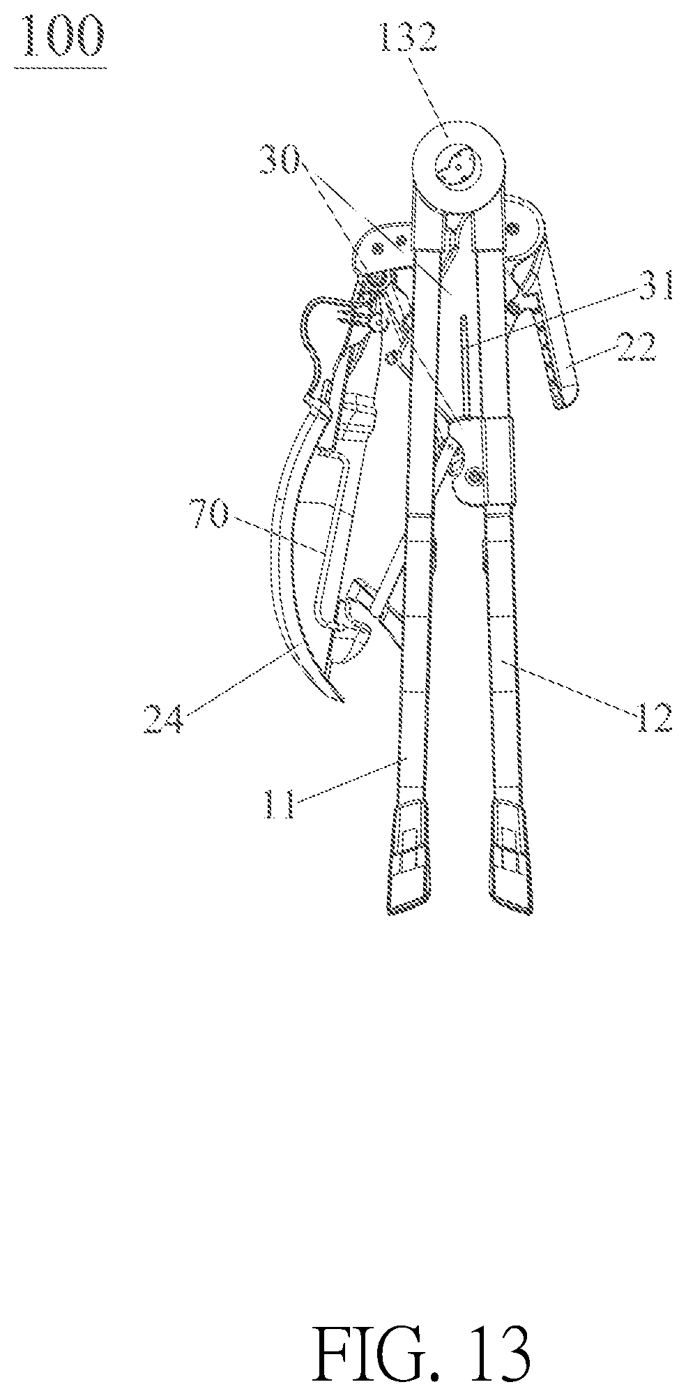 Patent US12096865 Figure 13 – Child carrier