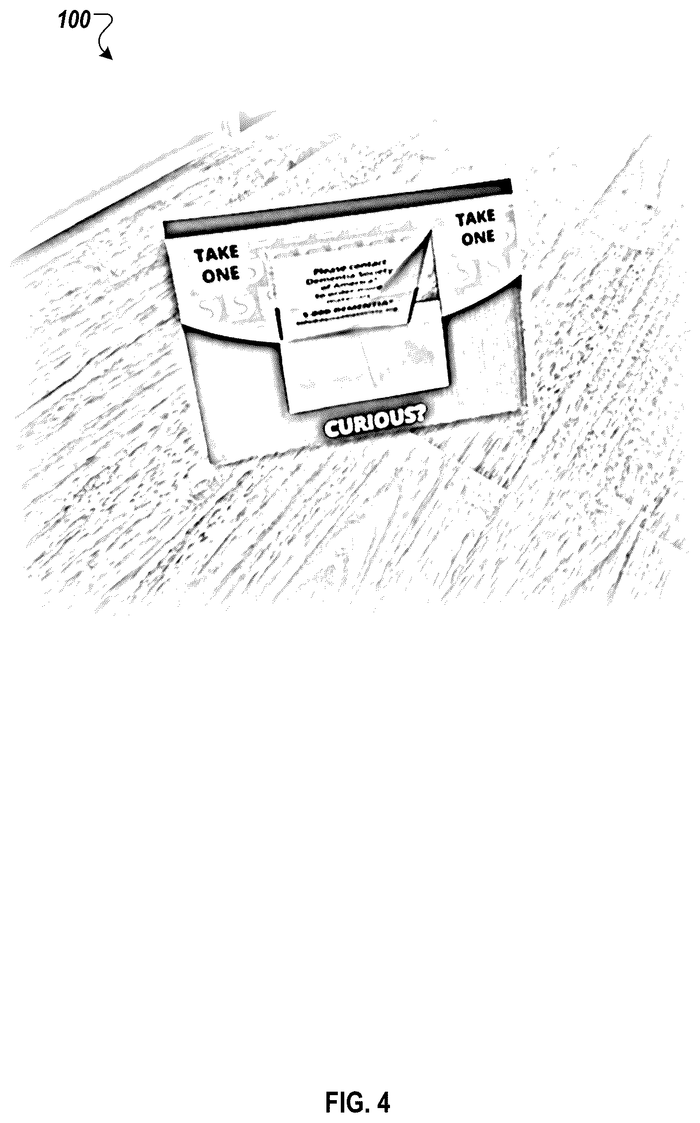 Patent US12096868 Figure 4 – Holding apparatus with foldable trifold structure