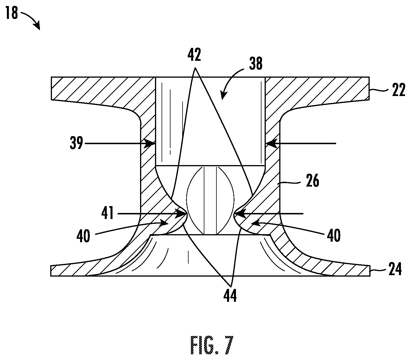 Patent US12096873 Figure 7 – Curtain carrier assembly with curtain carrier