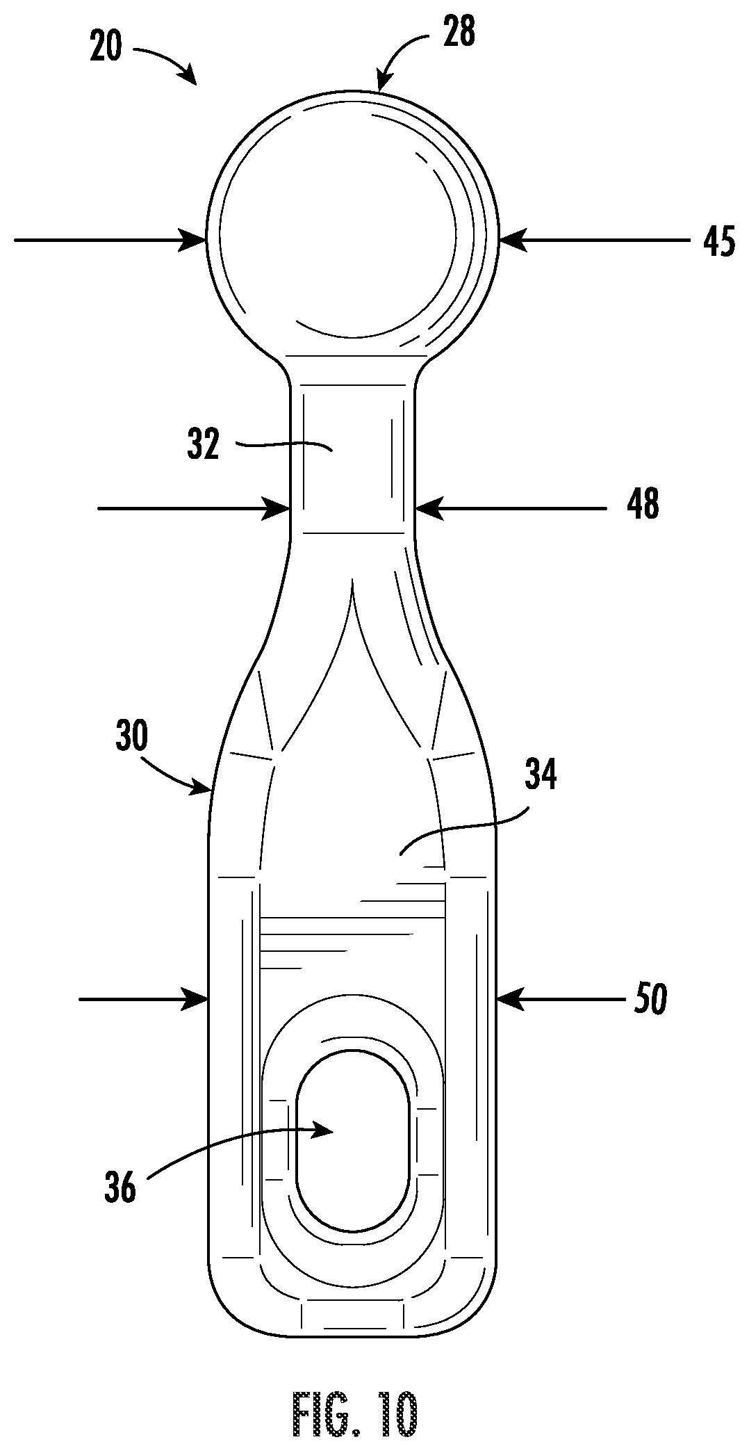 Patent US12096873 Figure 10 – Curtain carrier assembly with curtain carrier
