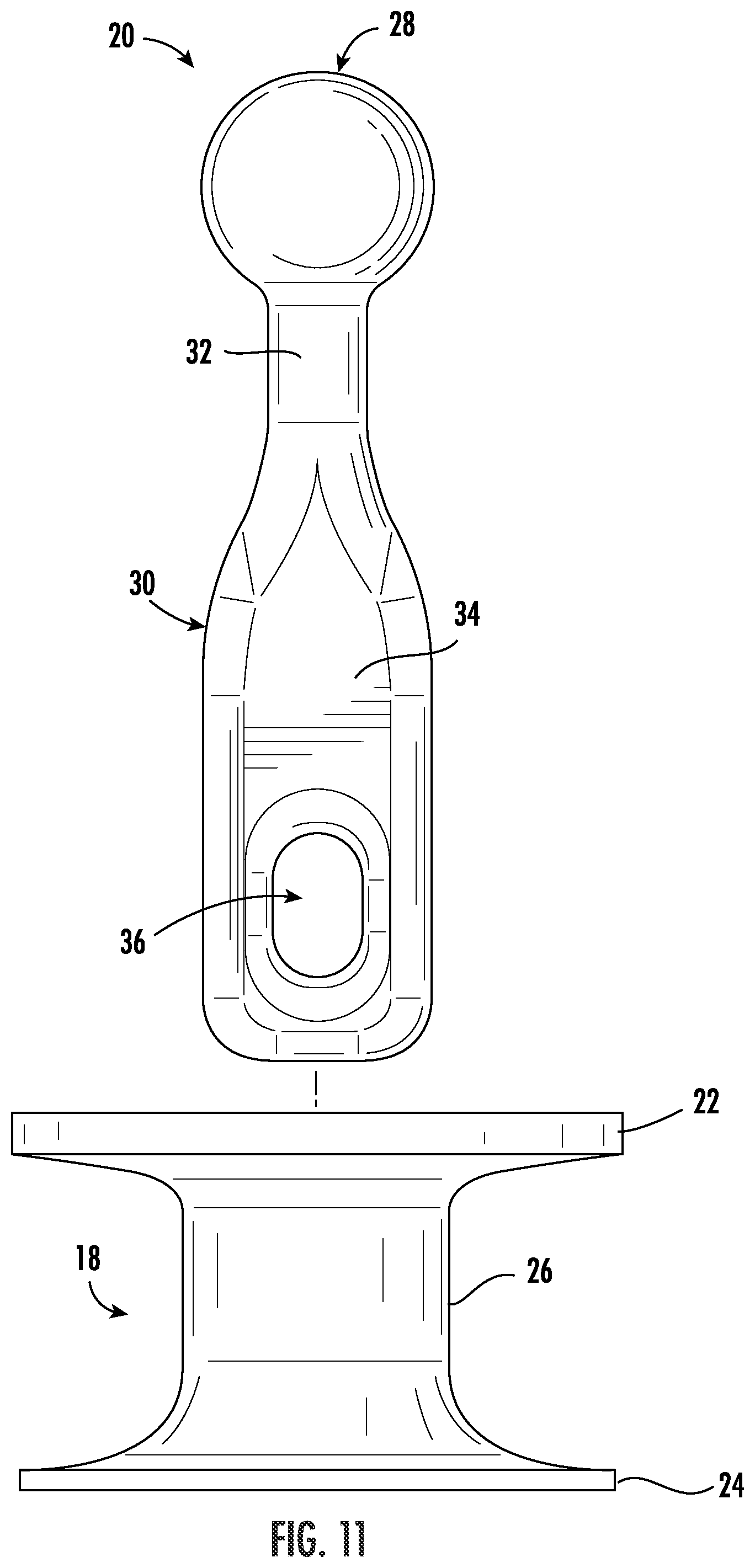 Patent US12096873 Figure 11 – Curtain carrier assembly with curtain carrier