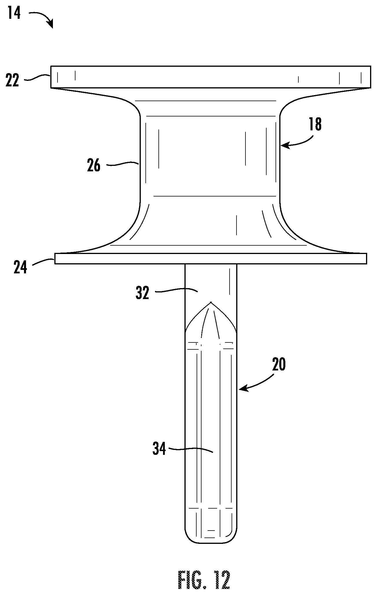 Patent US12096873 Figure 12 – Curtain carrier assembly with curtain carrier