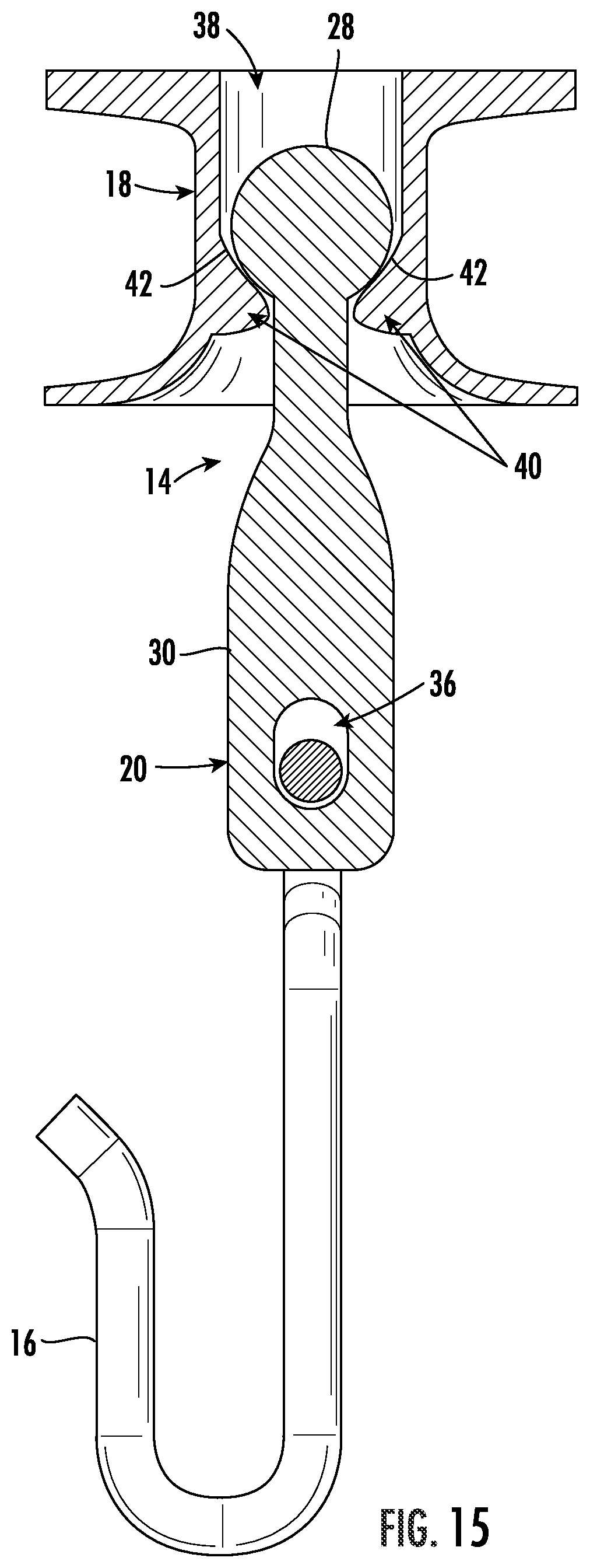 Patent US12096873 Figure 15 – Curtain carrier assembly with curtain carrier