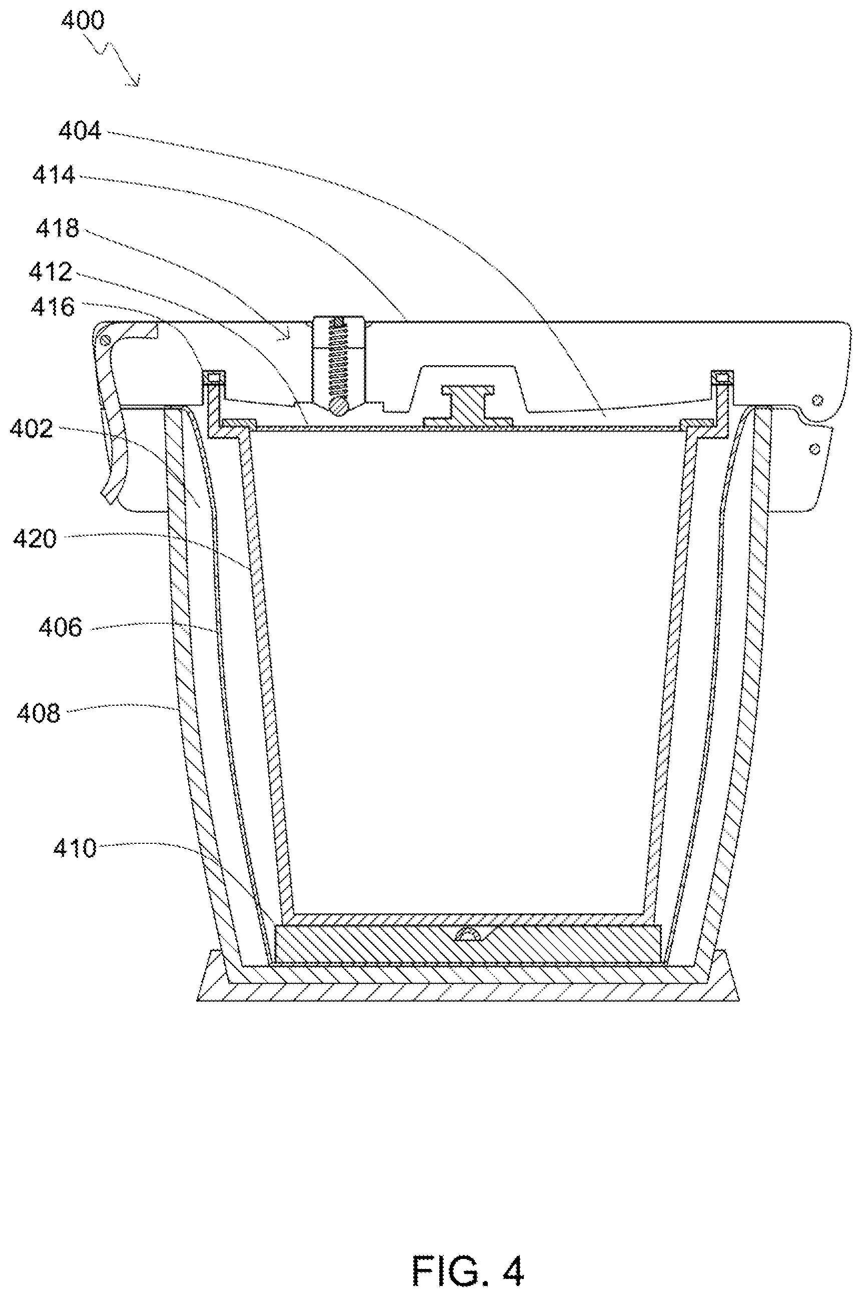 Patent US12096874 Figure 4 – Pressure-cooking device